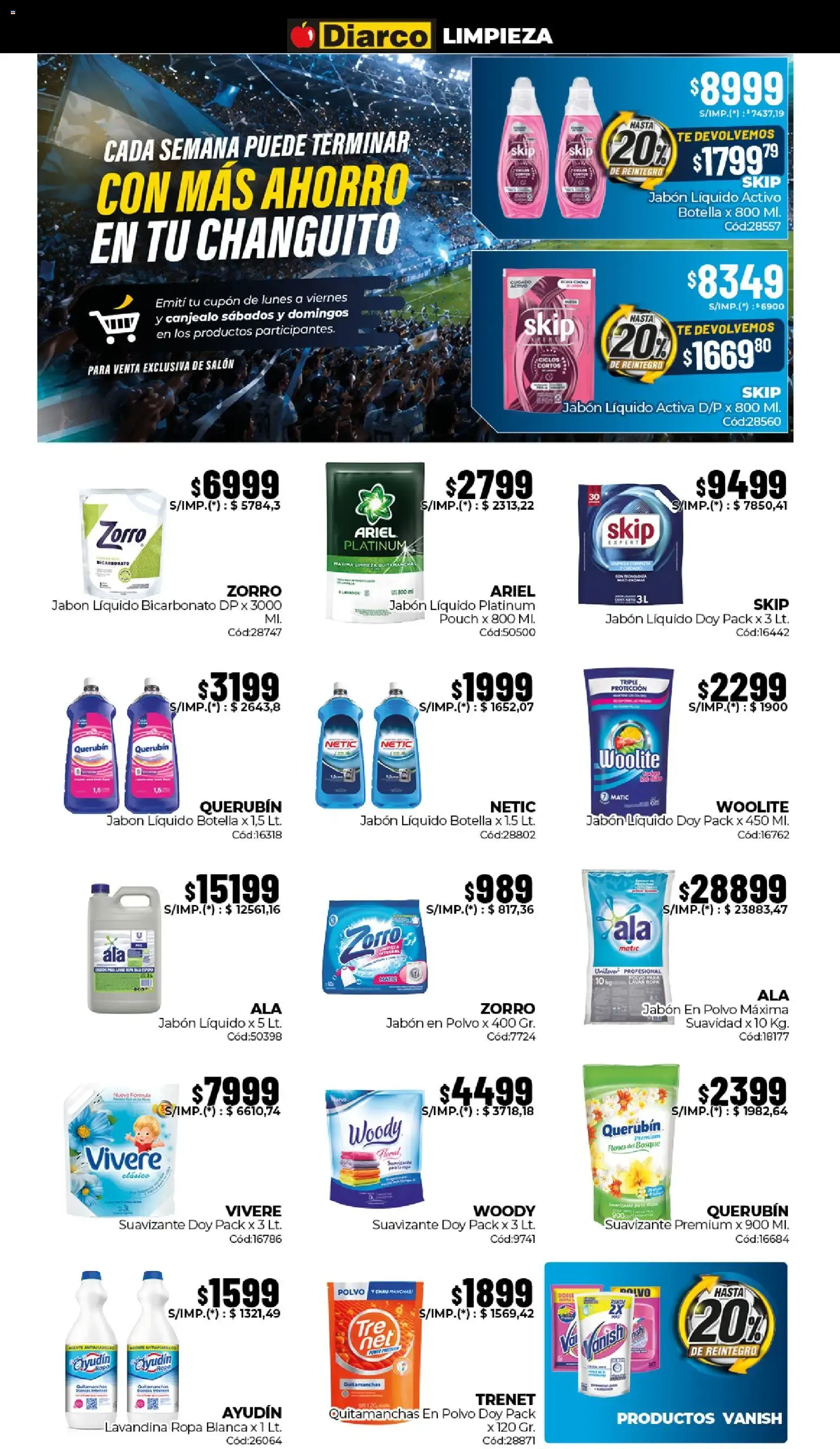 Ofertas de Diarco - Ahorros Mundiales 22 de junio al 26 de junio 2026 - Página 16 del catálogo