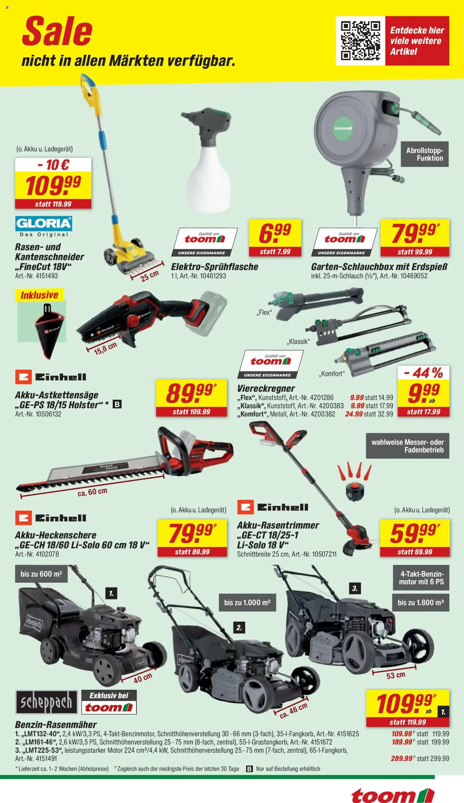 Toom Baumarkt Prospekt (ab 25.07.2026) zum Blättern von 25. Juli bis 31. Juli 2026 - Prospekt seite 3