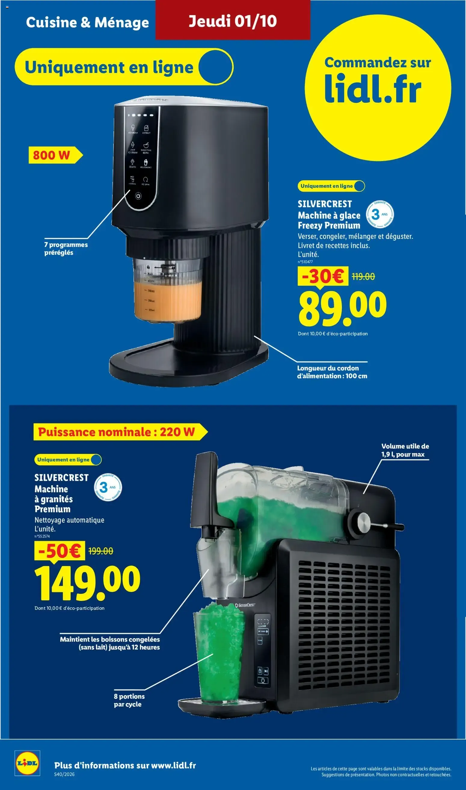 Catalogue LIDL du 01/10/2026 | Promo prospectus en ligne du 1 octobre au 7 octobre 2026 - Catalogue page 34