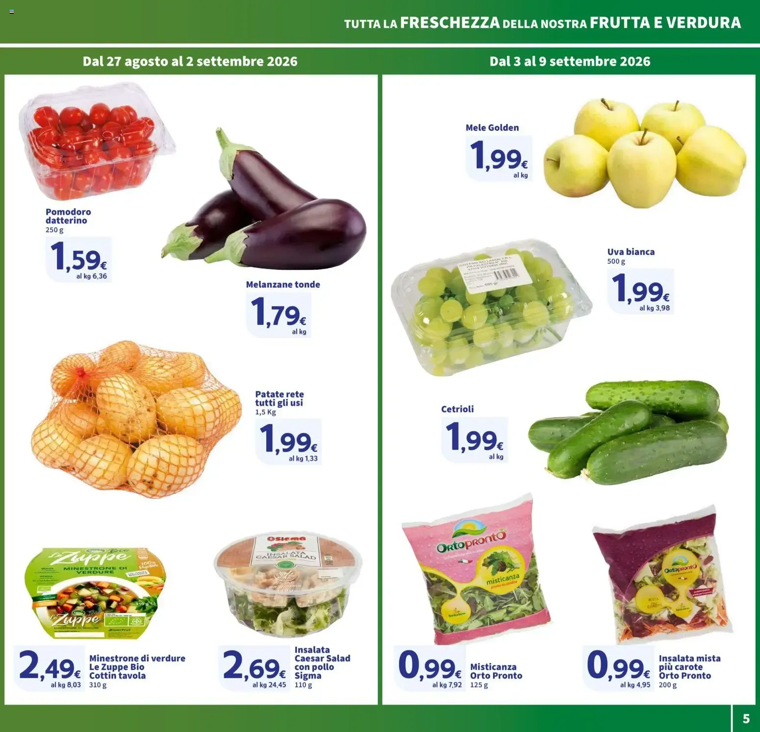 Nuovo SIGMA volantino dal 27/08/2026 > offerte anteprima 🛍️ da 27 agosto a 9 settembre di 2026 - Pagina del volantino 5