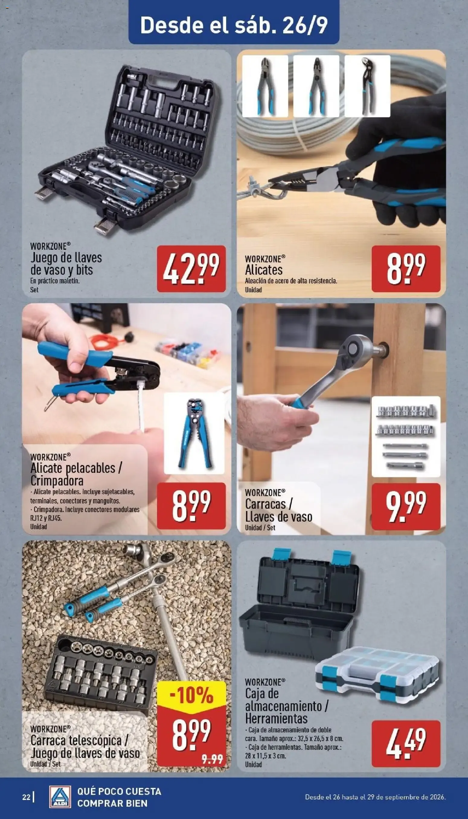 Catálogo de Aldi: Ahorra más de 2.400€ al año 21 de septiembre al 27 de septiembre 2026 - Página 22