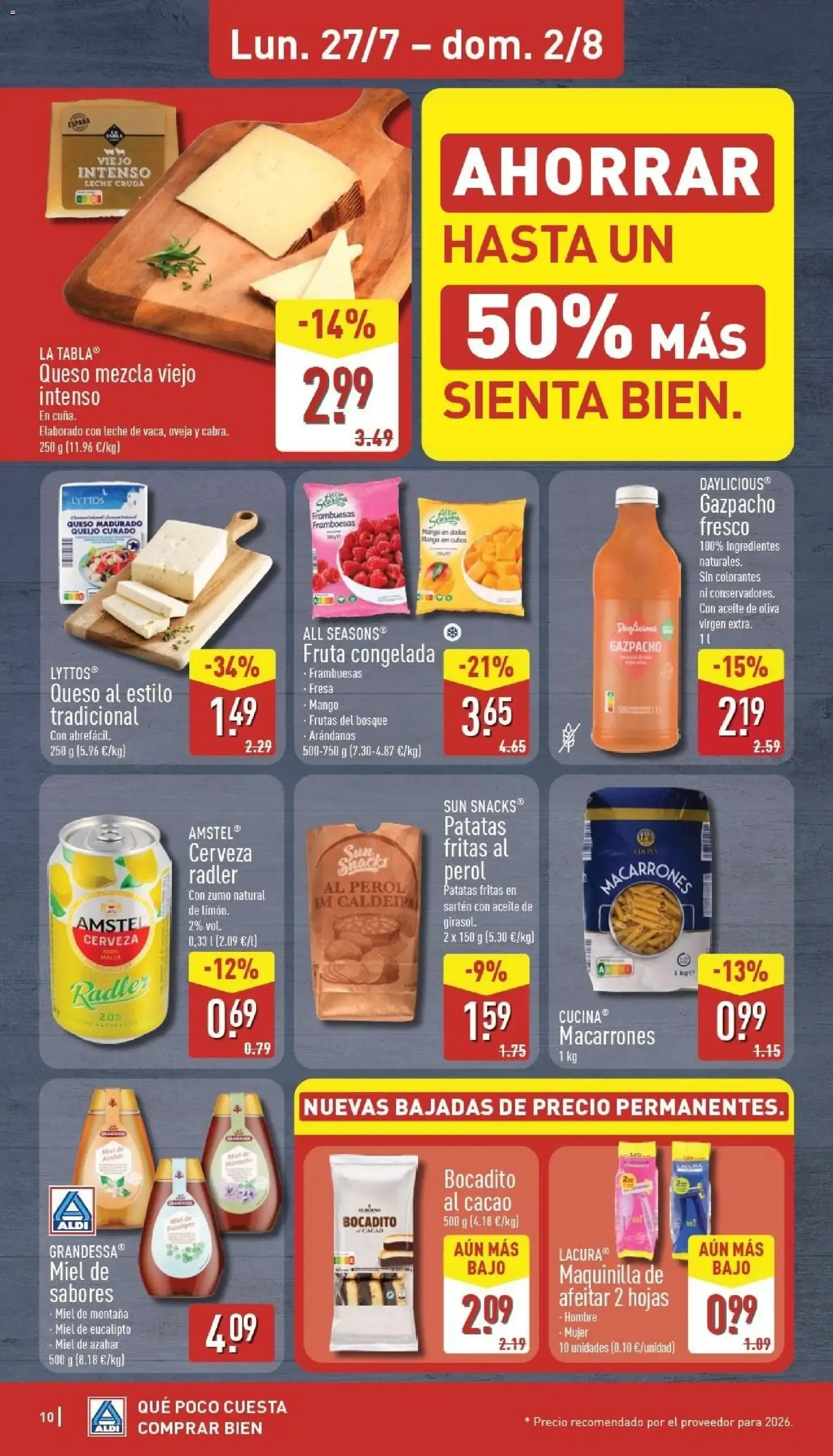 Catálogo de Aldi: Frescura a precios para tirarse a la piscina 27 de julio al 2 de agosto 2026 - Página 10