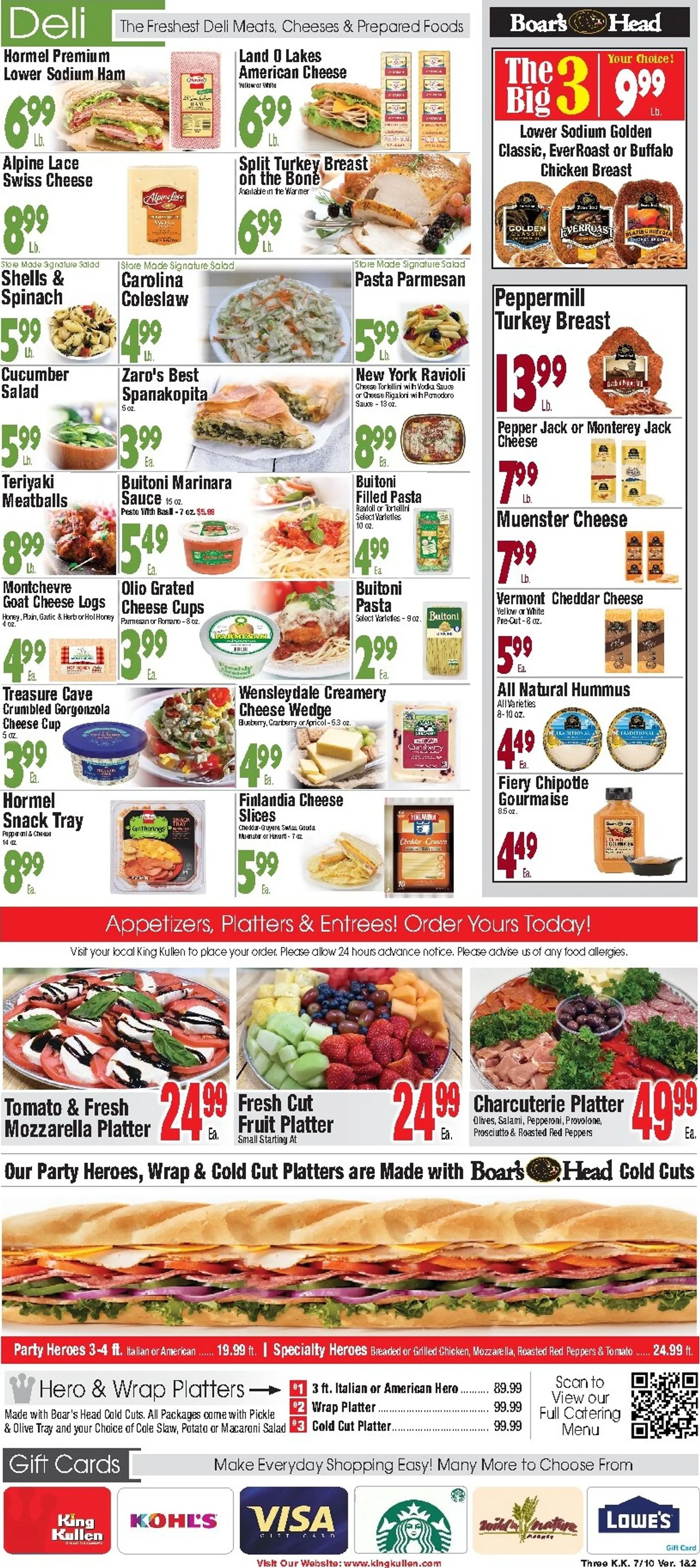Weekly ad Current King Kullen leaflet valid from Friday 07/10/2026 to Thursday 07/16/2026 from July 10 to July 16 2026 - Page 3