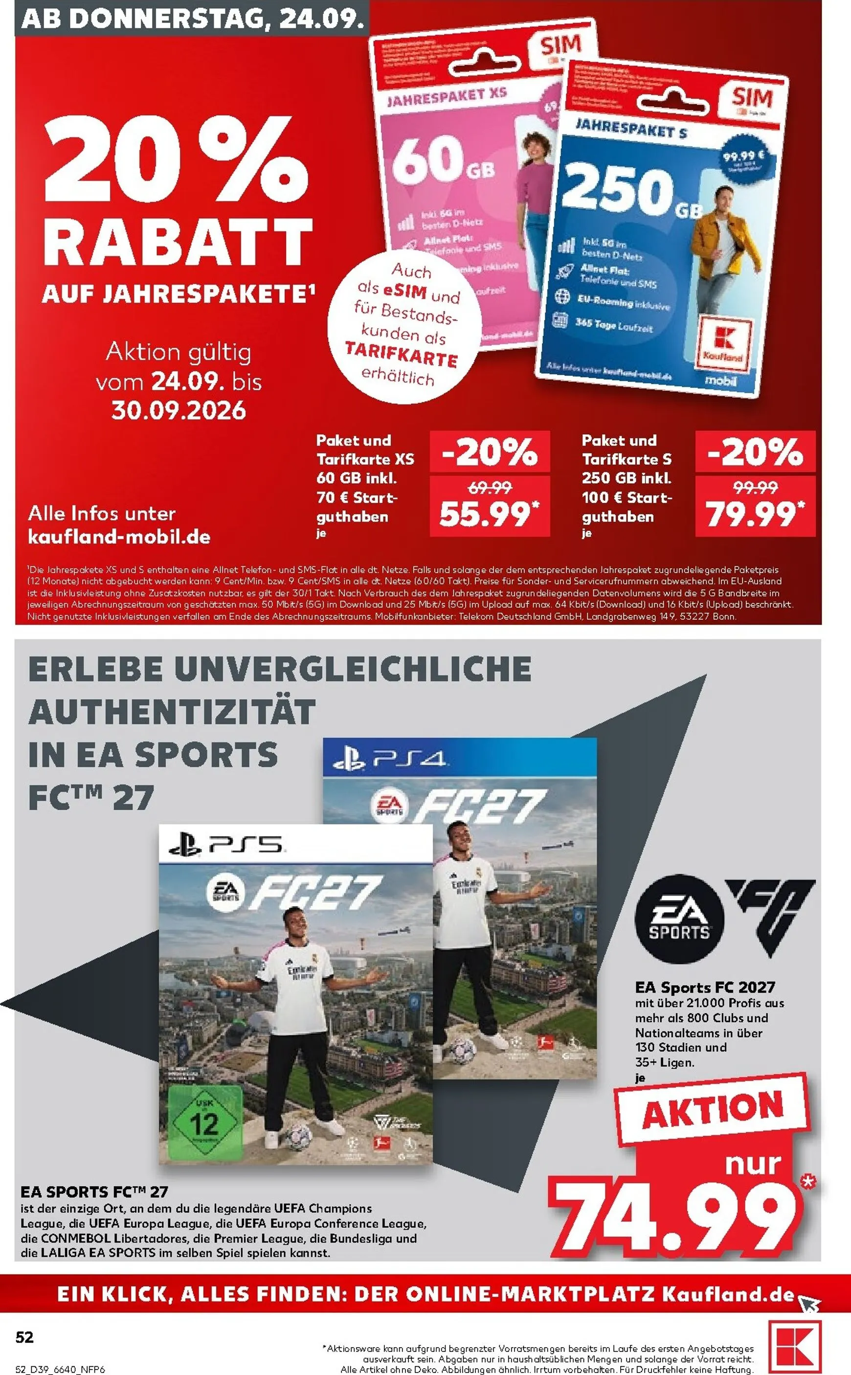 Kaufland Prospekt nächste Woche – von Donnerstag 24.09.2026 bis Mittwoch 30.09.2026 von 24. September bis 30. September 2026 - Prospekt seite 53