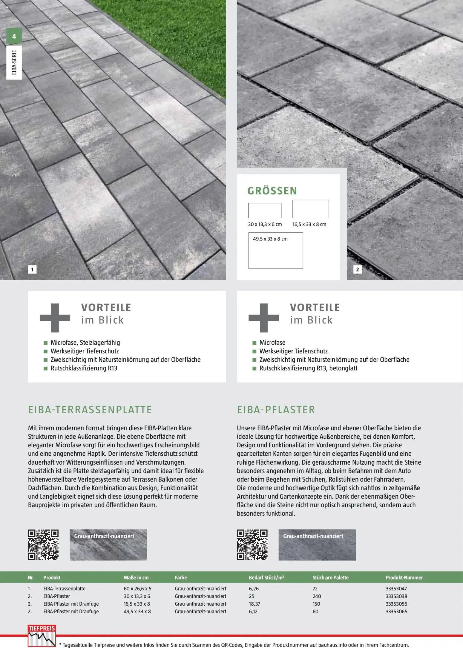 Bauhaus Gartenbaumaterialien von 01.04.2026 - Aktuelle Angebote von 1. April bis 30. Juni 2026 - Flugblätt seite 4