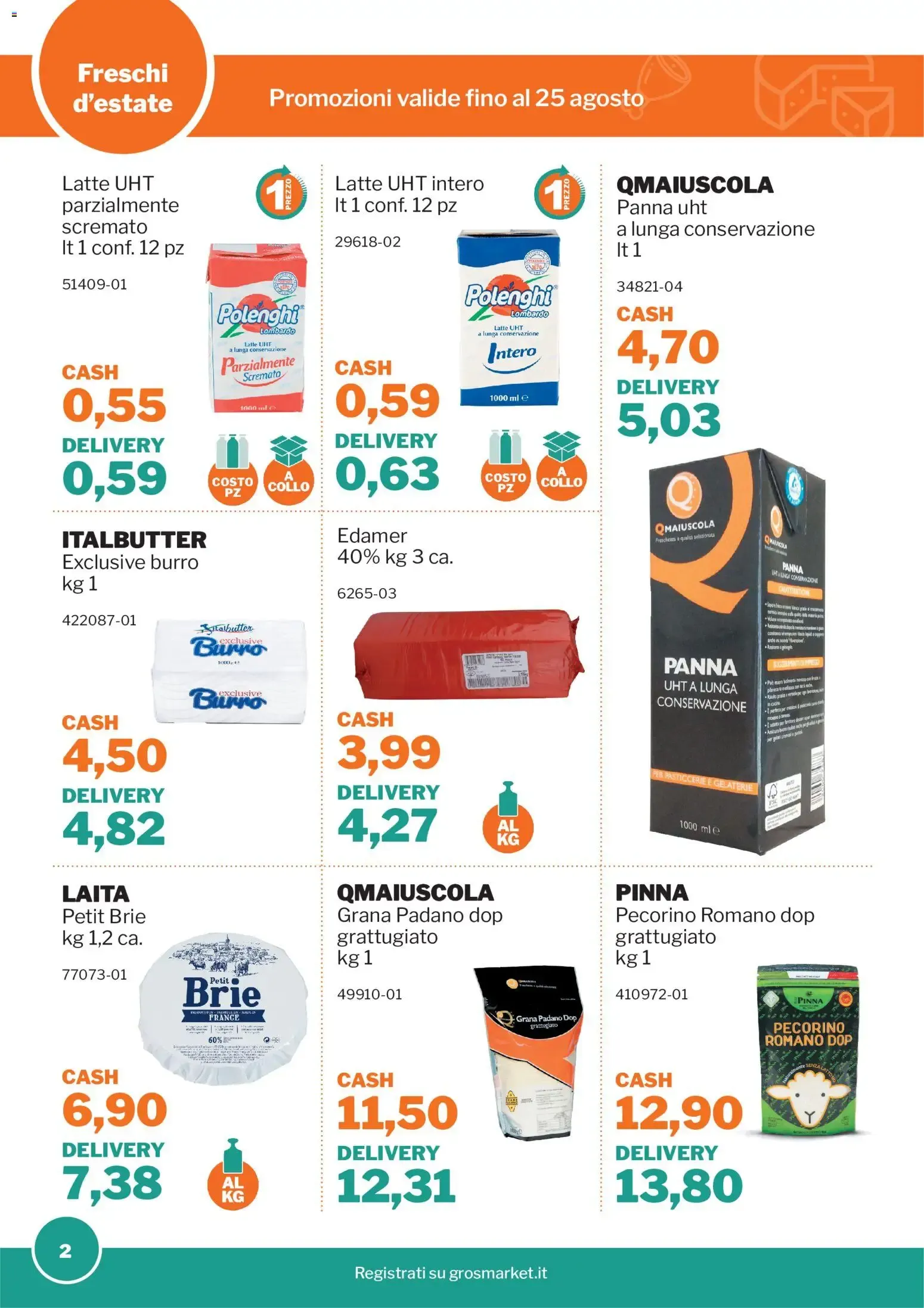 GrosMarket - Occhio al prezzo d'estate! Promozioni valide da 23 giugno a 25 agosto di 2026 - Pagina del volantino 2