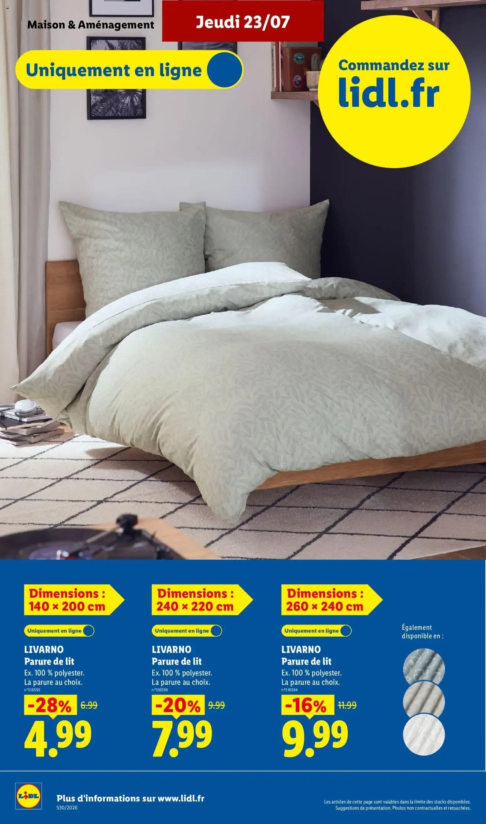 Catalogue LIDL du 23/07/2026 | Promo prospectus en ligne du 23 juillet au 29 juillet 2026 - Catalogue page 38