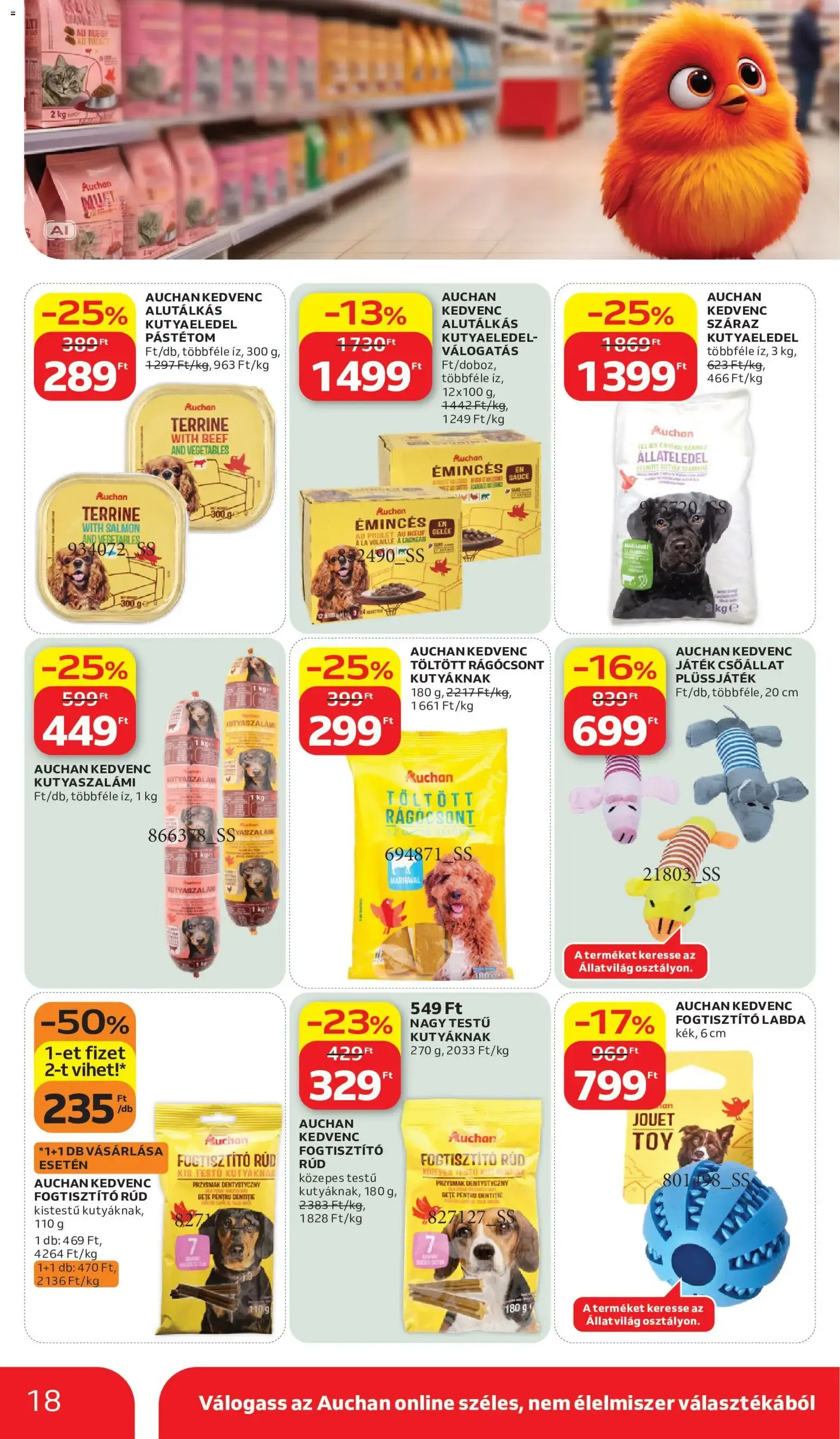 Katalógus Auchan Saját Márkás ajánlatok - 2026.10.15. -tól/töl > akció, lapozható szórólap 🛍️ október 15.-tól október 28.-ig 2026. - Oldal 18