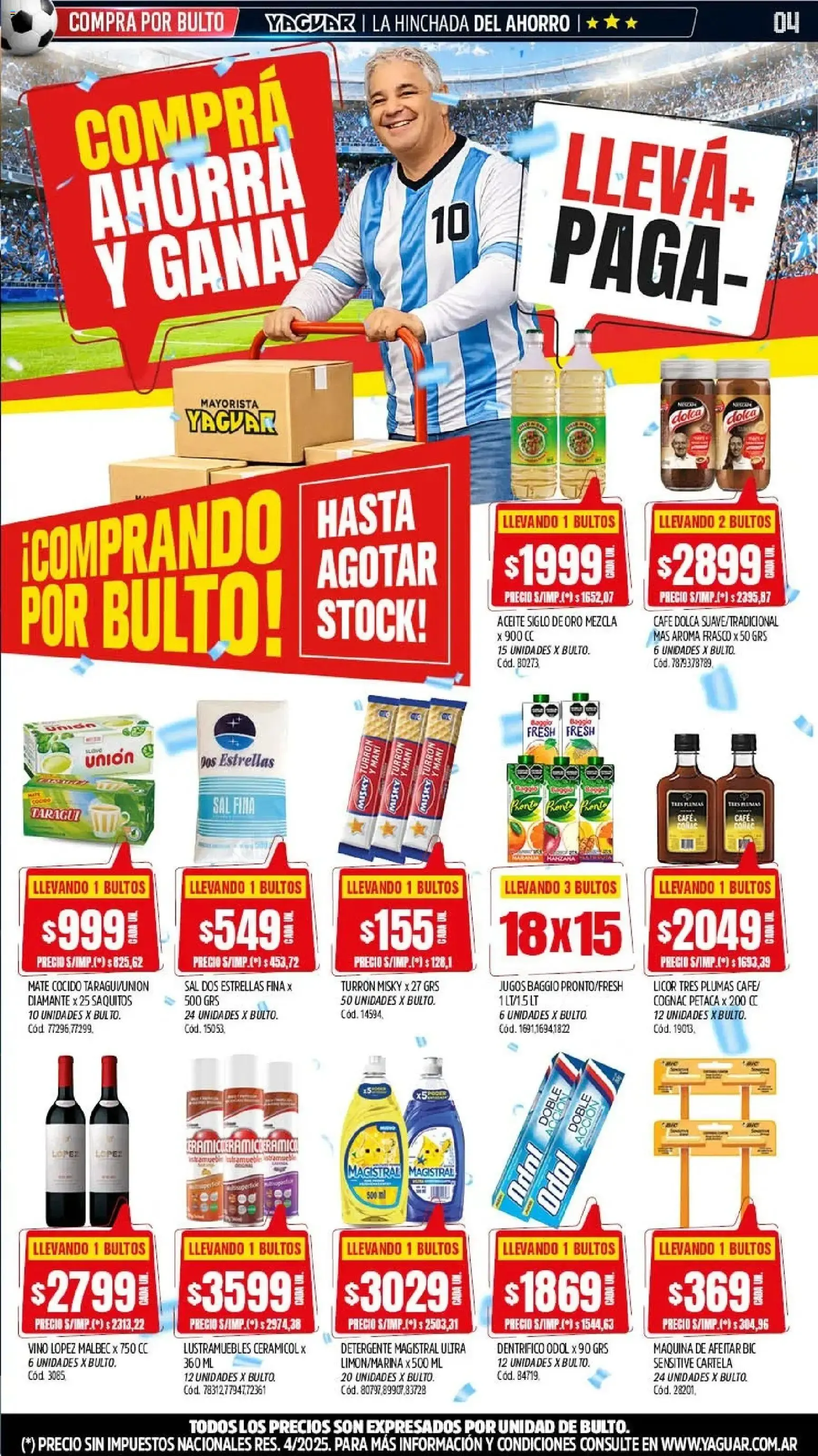 Ofertas de Mayorista Yaguar: La Hinchada del Ahorro 15 de junio al 21 de junio 2026 - Página 3 del catálogo