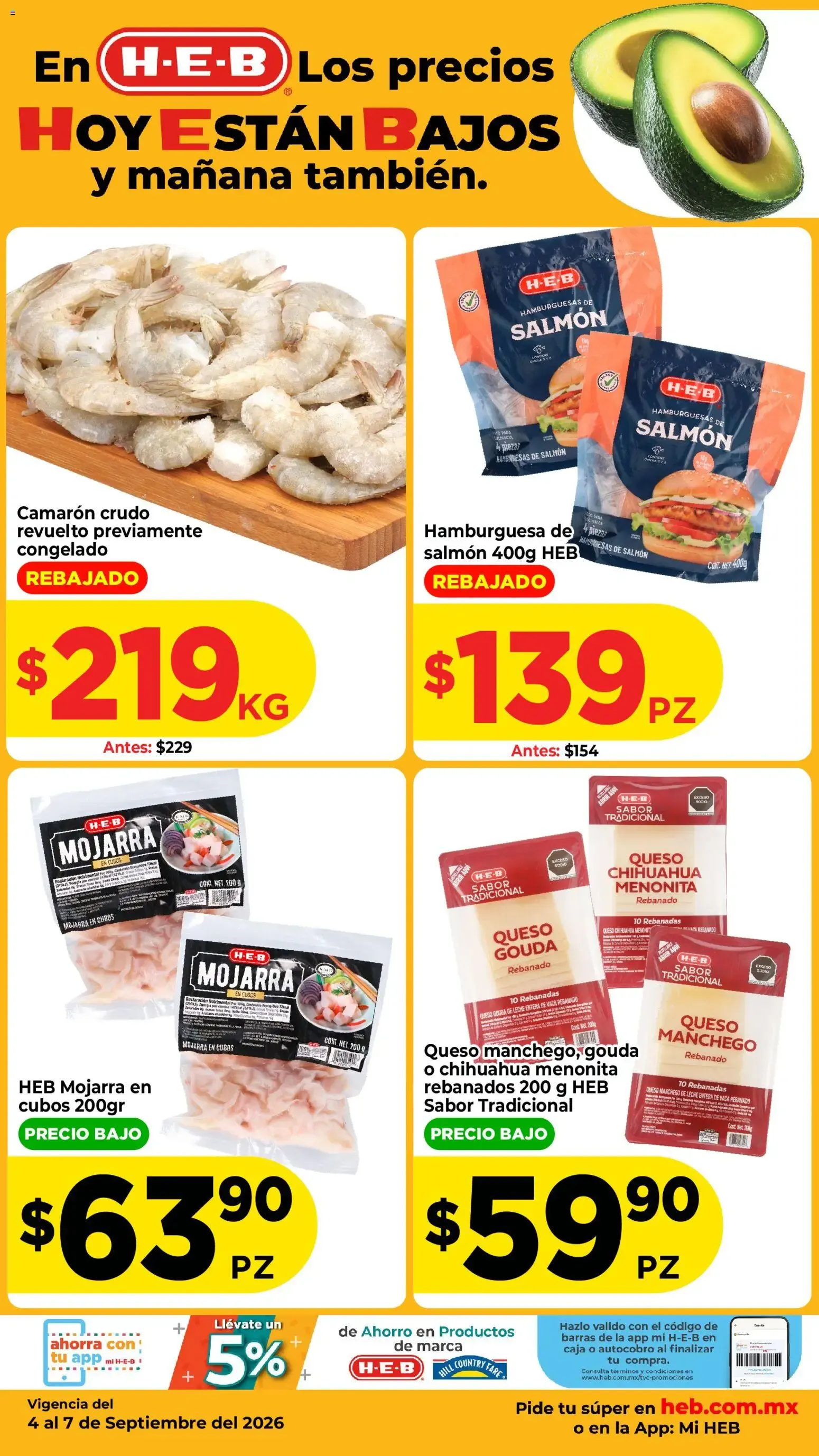 Catálogo de H-E-B: Los precios hoy están bajos y mañana también 4 de septiembre al 7 de septiembre 2026 - Pagina 6