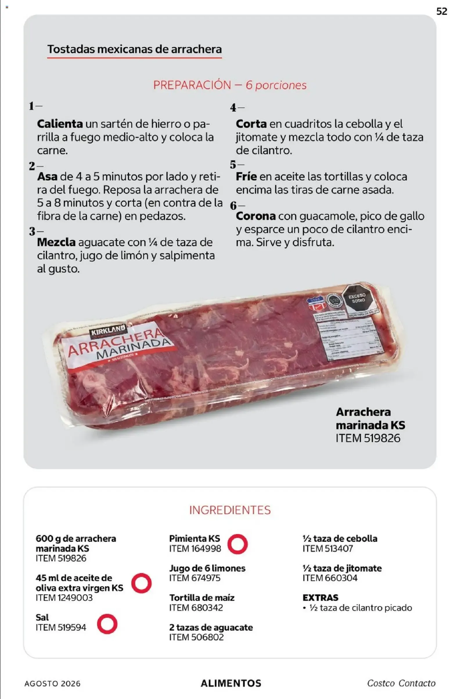 Catálogo de COSTCO Contacto 1 de agosto al 31 de agosto 2026 - Pagina 52