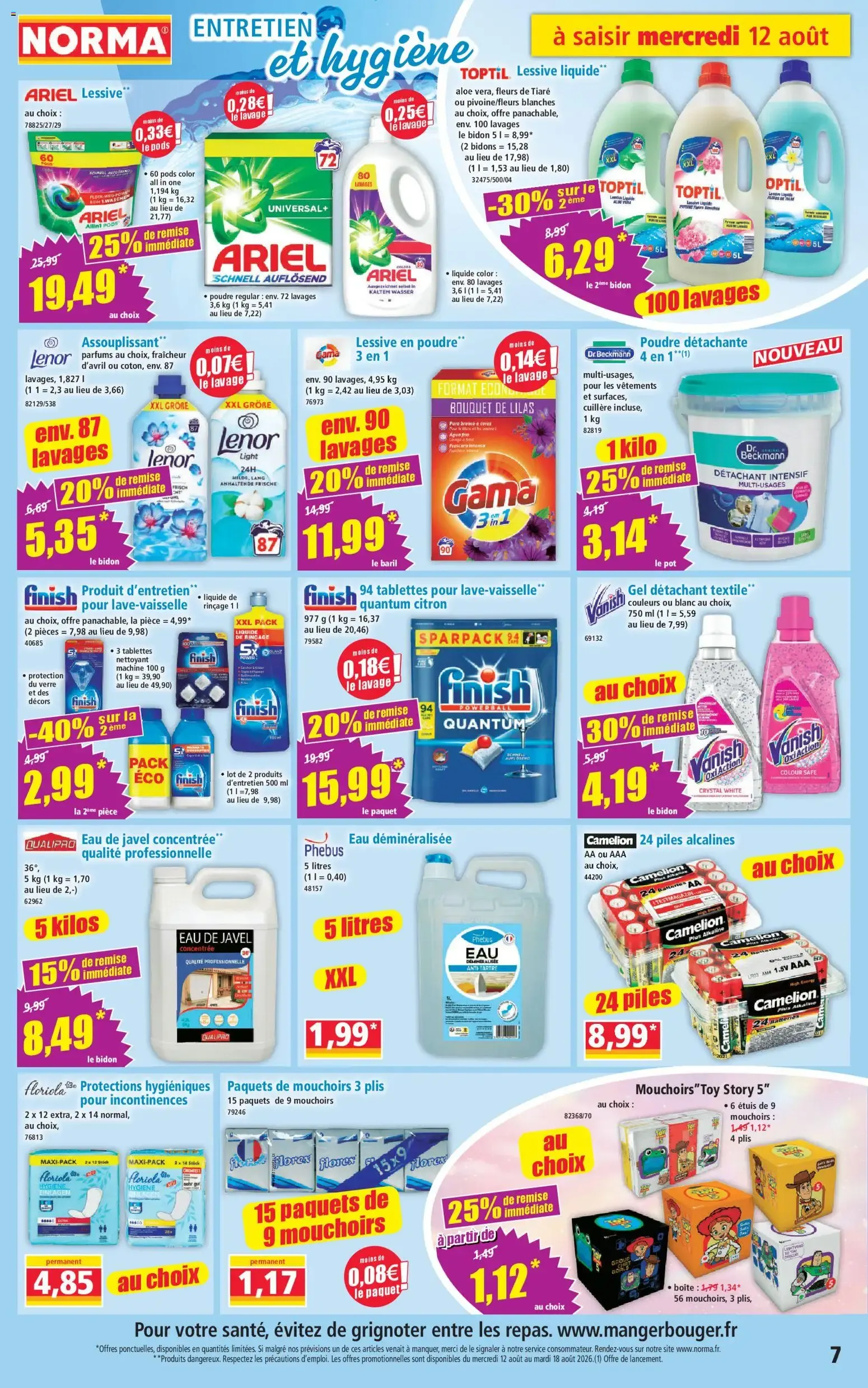 Norma: Votre Discounter Régional du 12 au 18 août 2026 du 12 août au 18 août 2026 - Catalogue page 7