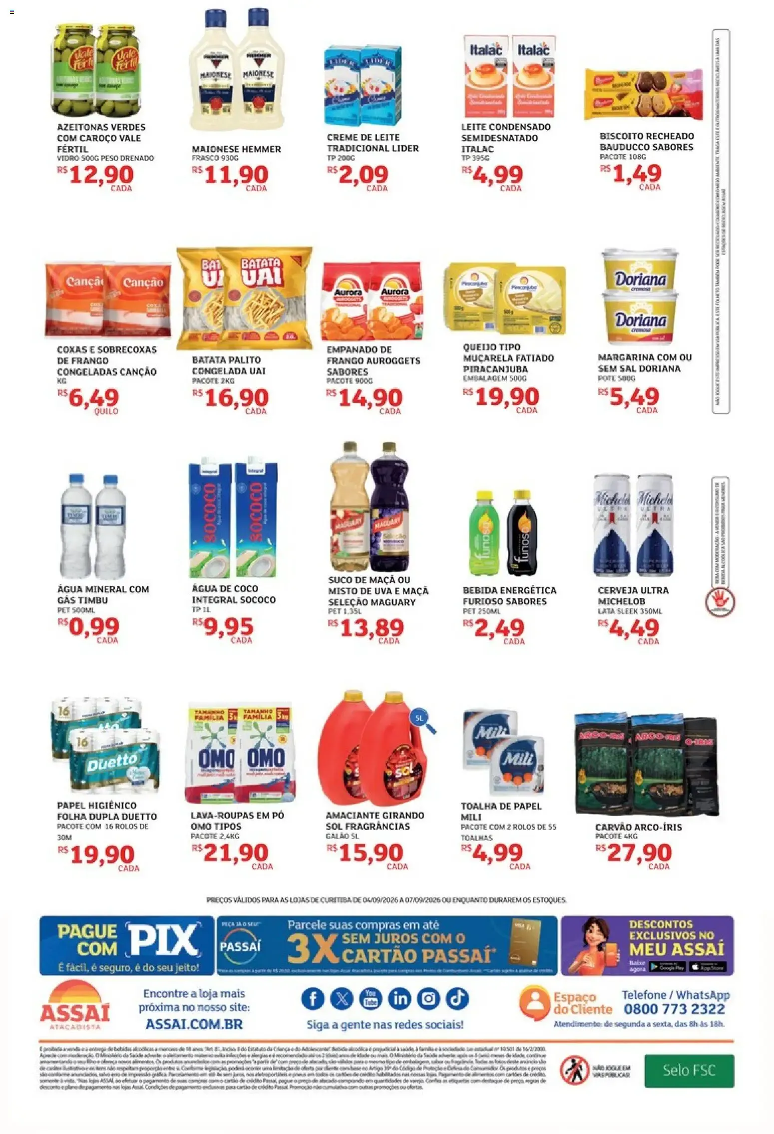 Encarte de Assaí Atacadista ofertas - PR de 04/09/2026 | Promoções Online 4 de setembro até 7 de setembro 2026 - Pagina 2
