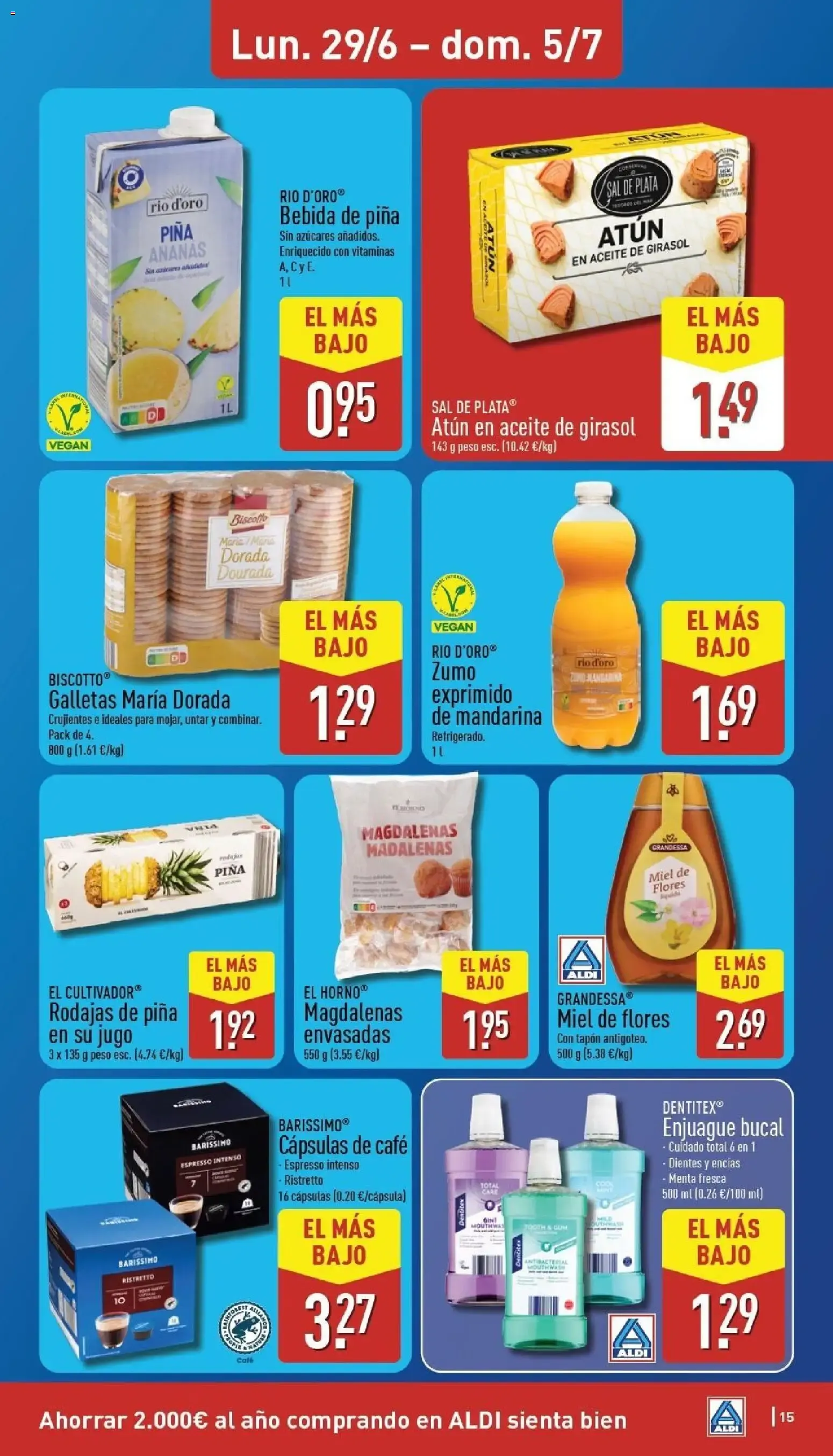 Catálogo de Aldi folleto Canarias del 29/06/2026 | Catálogo 29 de junio al 5 de julio 2026 - Página 15
