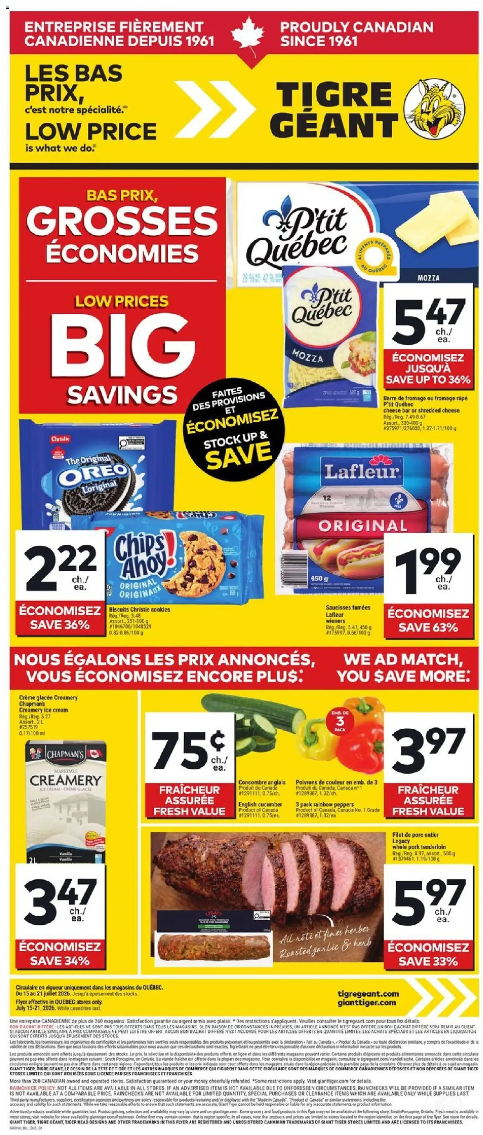 Giant Tiger Flyer | from Jul 15, 2026 | Weekly deals from July 15 to July 21 2026 - flyer page 1
