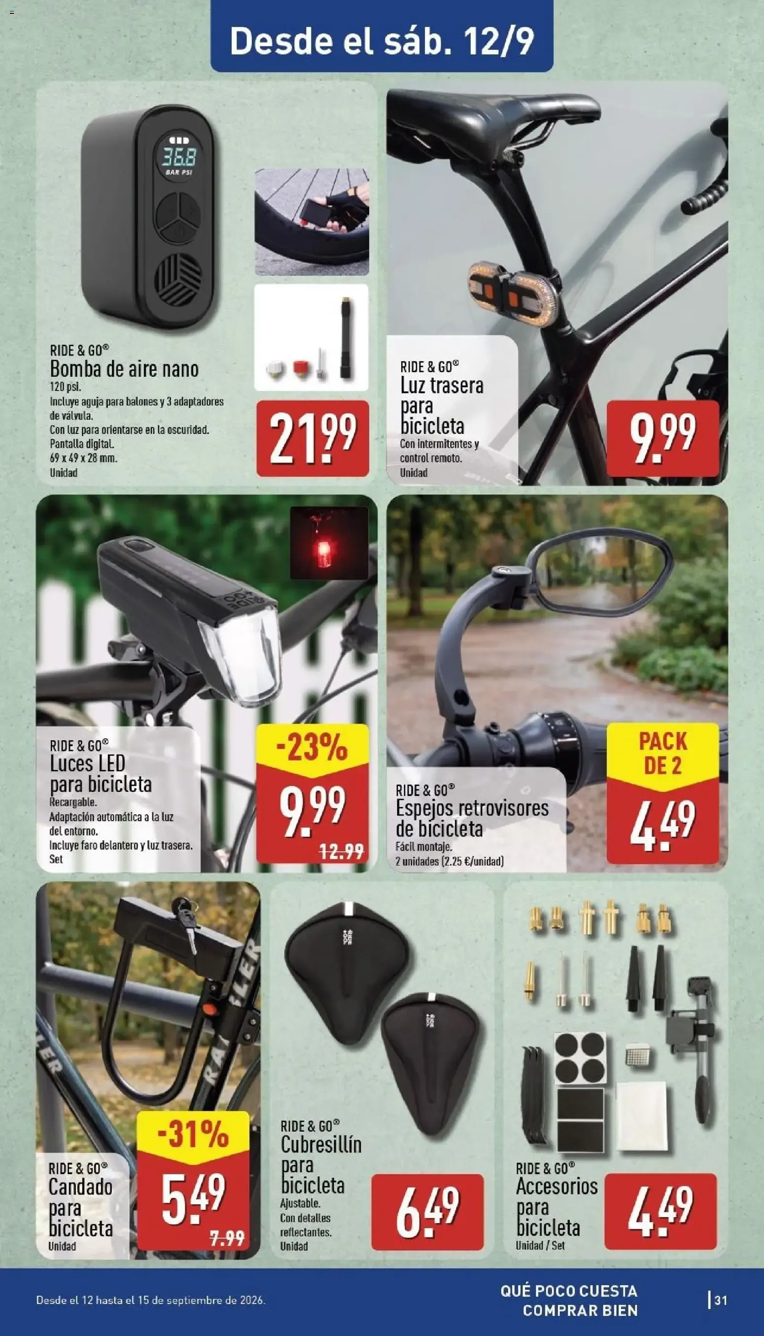 Catálogo de Aldi folleto Canarias del 07/09/2026 | Catálogo 7 de septiembre al 13 de septiembre 2026 - Página 31
