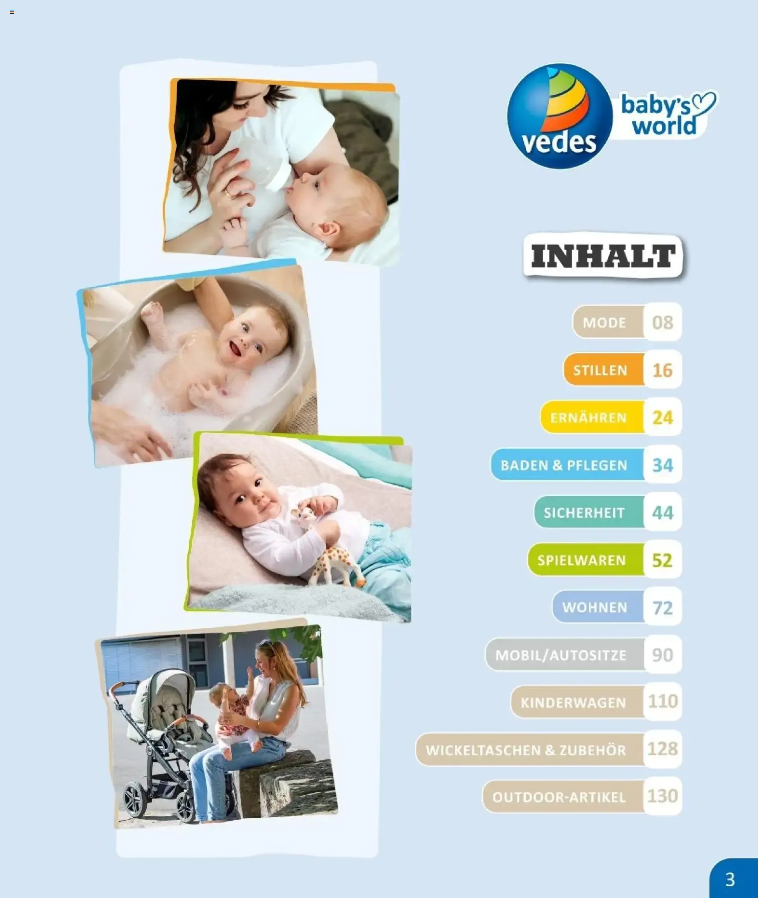 Vedes Baby-Katalog 2/2026 von 22. Juni bis 31. Dezember 2026 - Prospekt seite 3