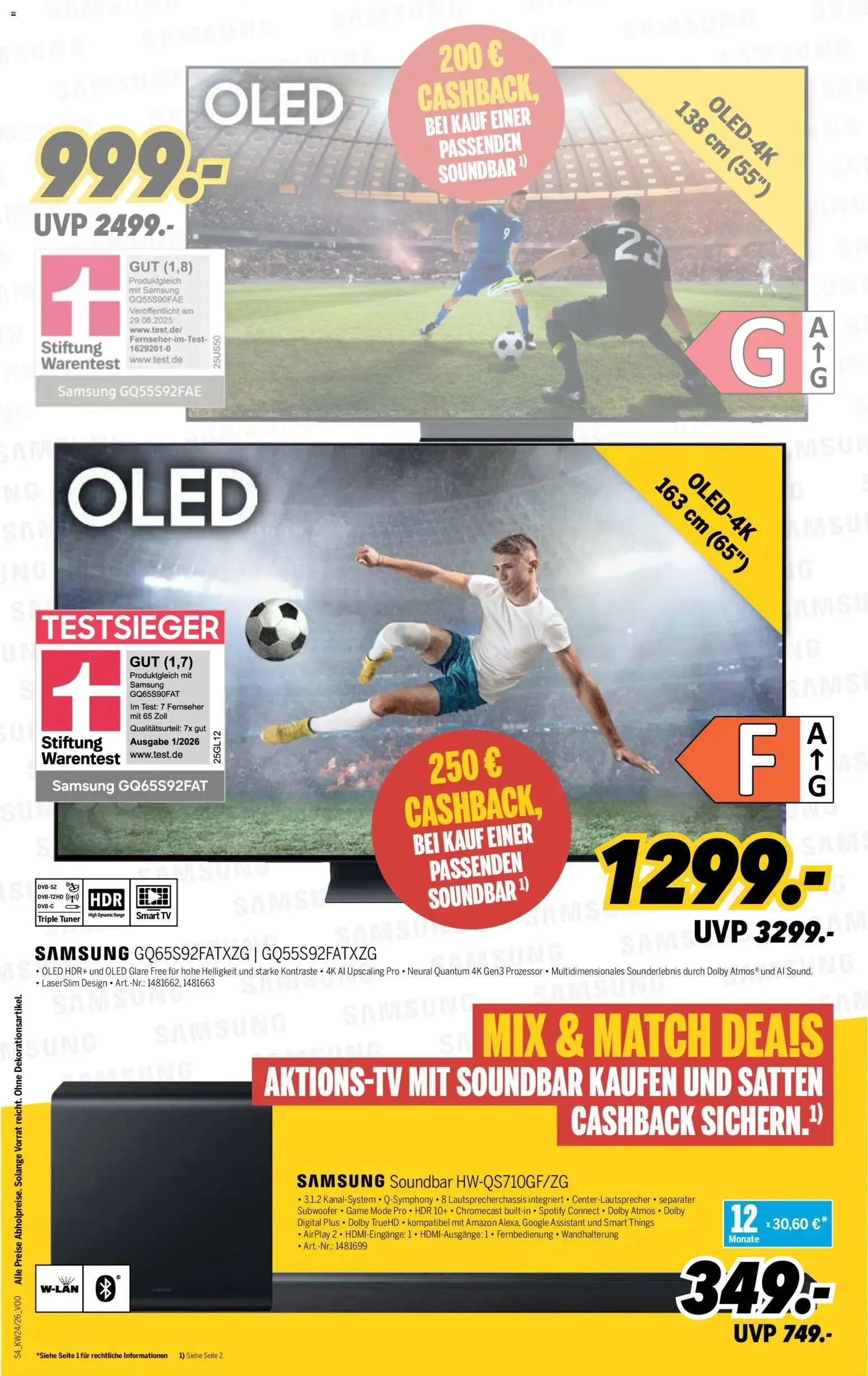 Medimax: Wohnzimmer Meisterschaft - Team Familienkino mit Samsung von 6. Juni bis 12. Juni 2026 - Prospekt seite 4