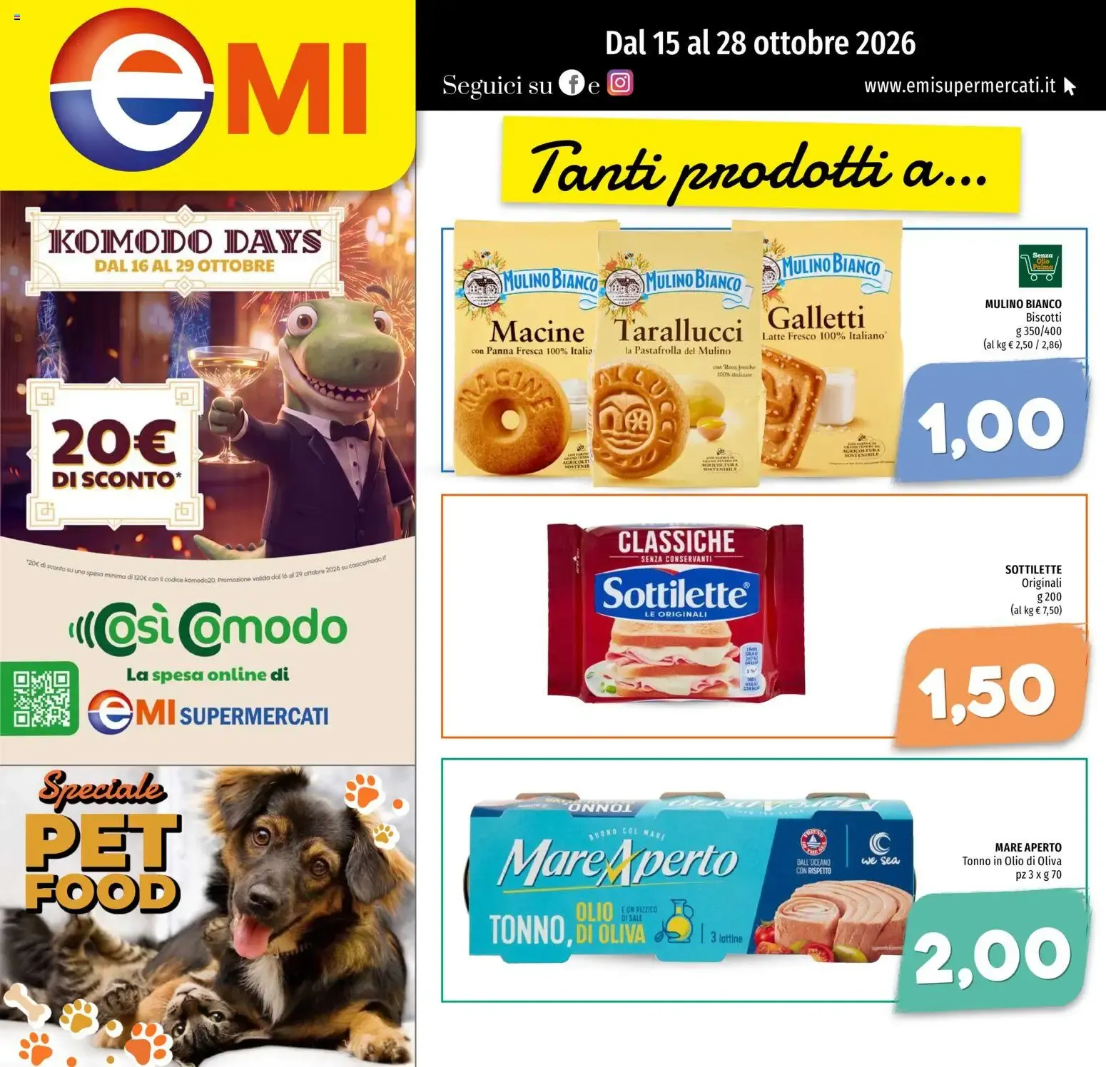 EMI volantino dal 15/10/2026 - online Offerte da 15 ottobre a 28 ottobre di 2026 - Pagina del volantino 1