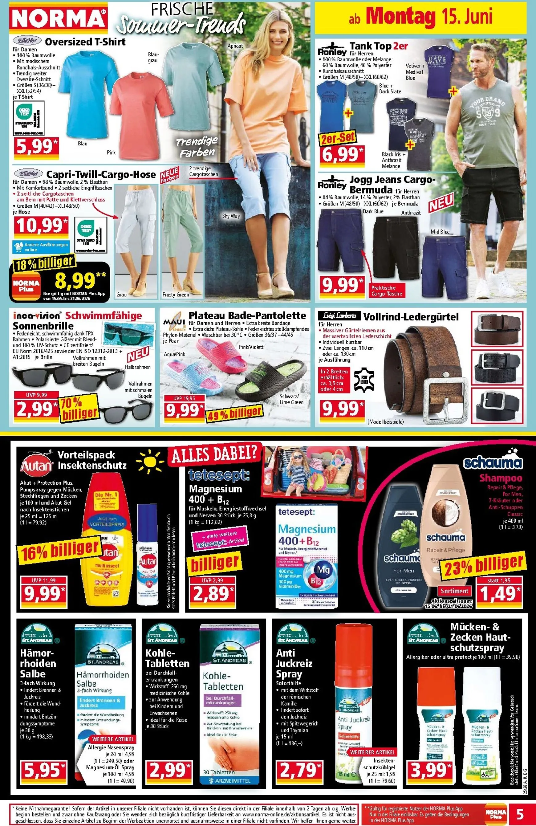 Norma Prospekt – von Montag 15.06.2026 bis Sonntag 21.06.2026 von 15. Juni bis 21. Juni 2026 - Prospekt seite 5