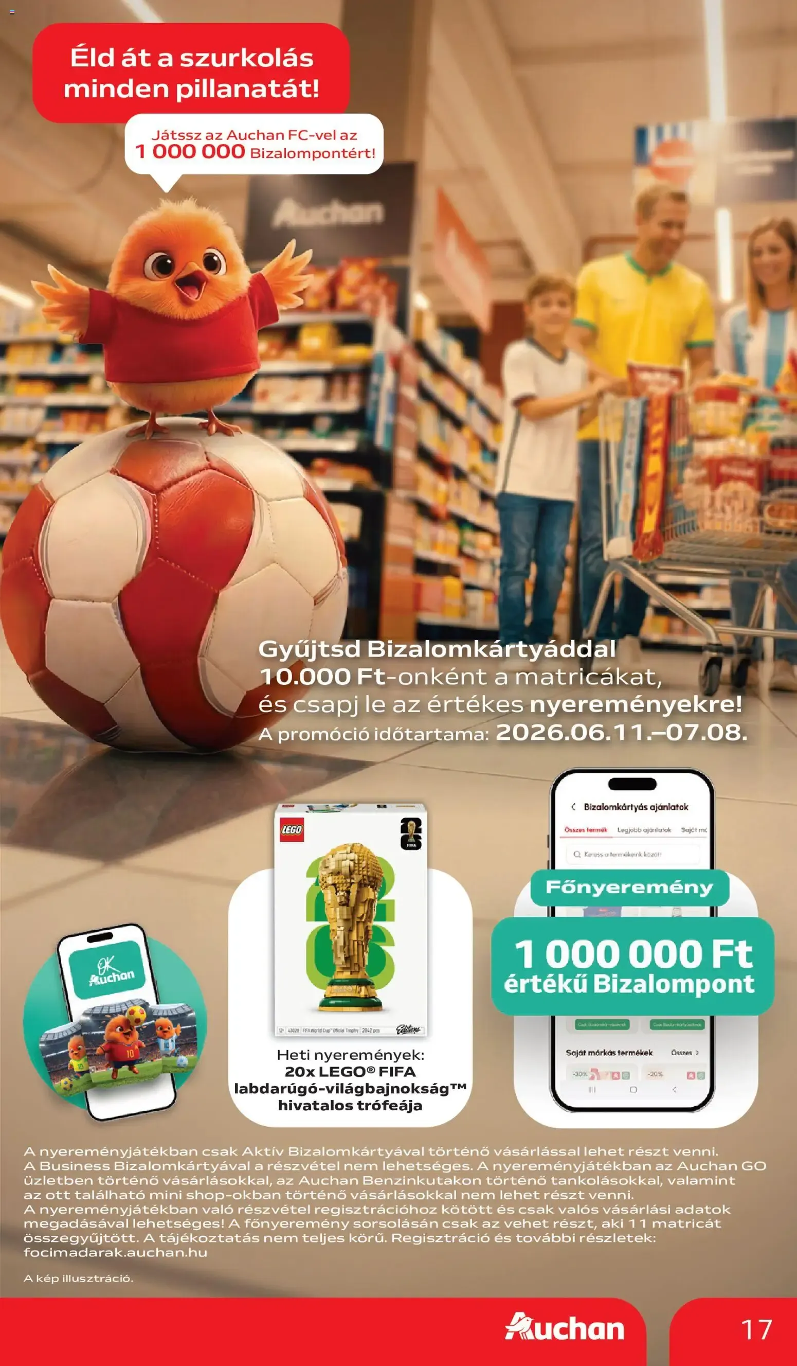 Katalógus Auchan Szúrkolj velünk - 2026.06.11. -tól/töl > akció, lapozható szórólap 🛍️ június 11.-tól június 24.-ig 2026. - Oldal 17
