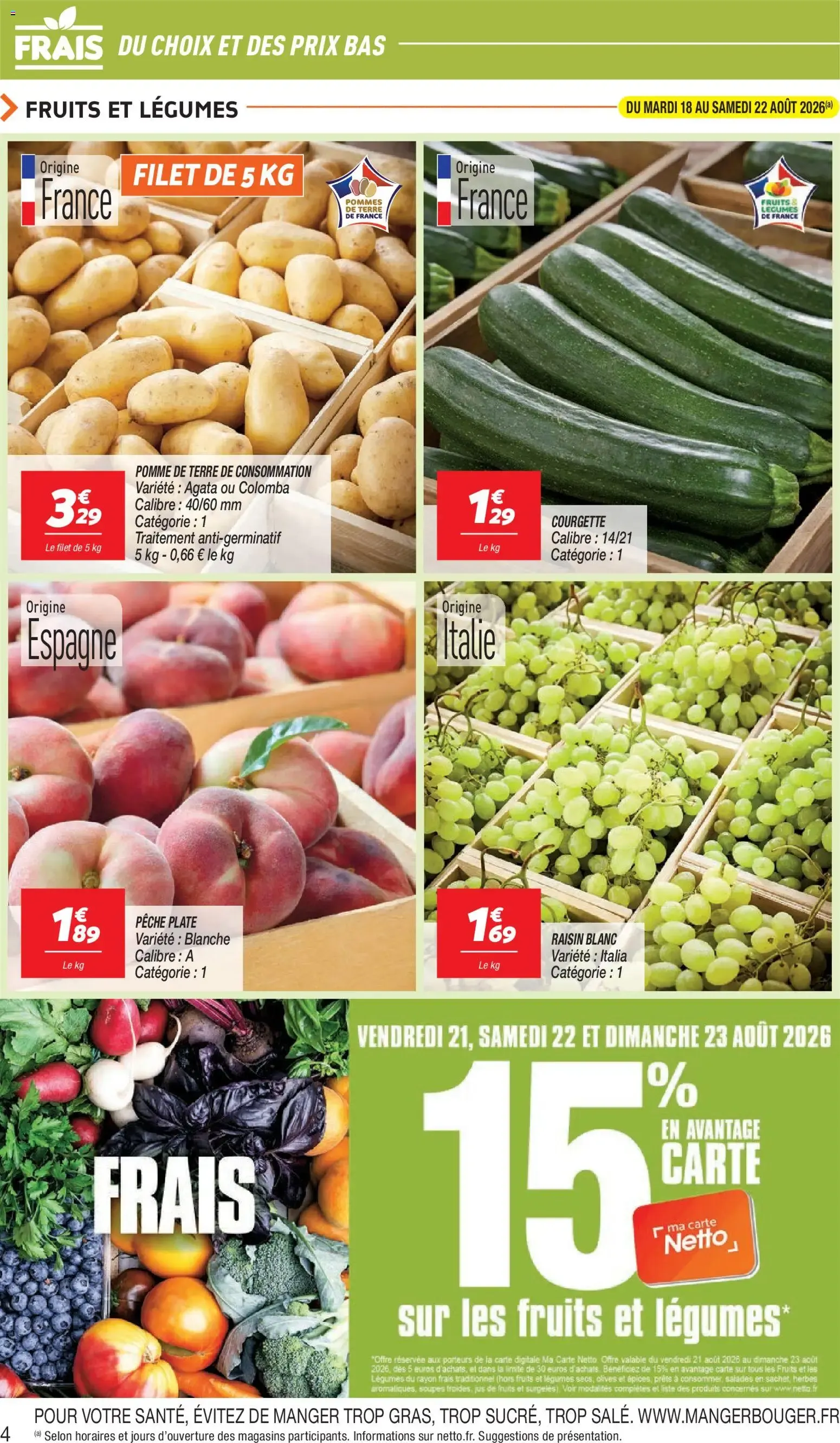 Netto catalogue à partir du 18/08/2026 - promo en ligne du 18 août au 24 août 2026 - Catalogue page 4