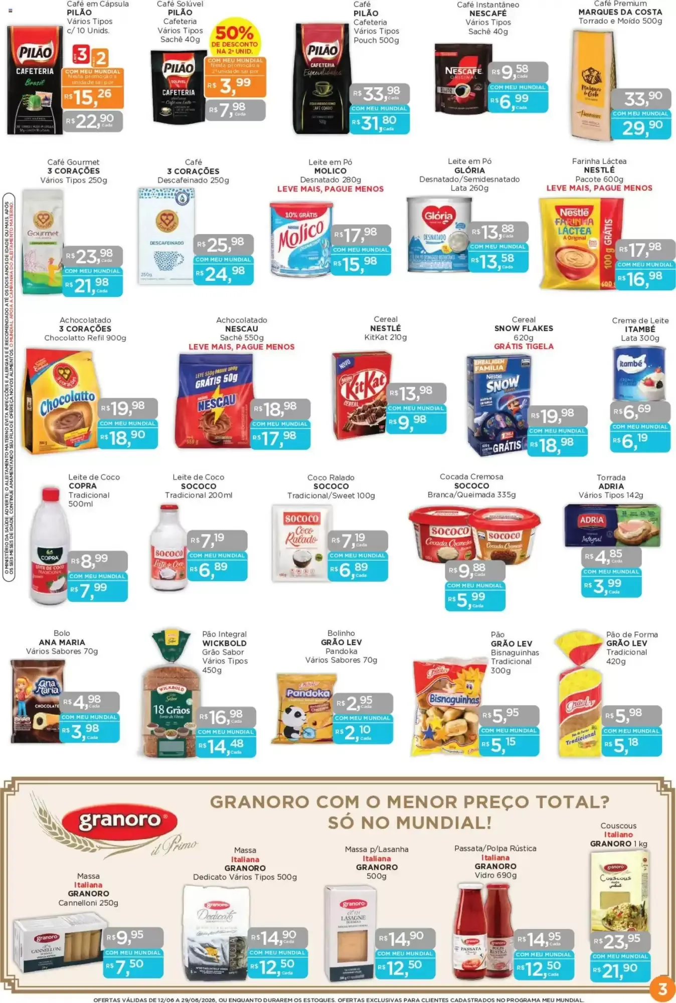 Encarte de Mundial de Ofertas - Show de Bola 12 de junho até 29 de junho 2026 - Pagina 3