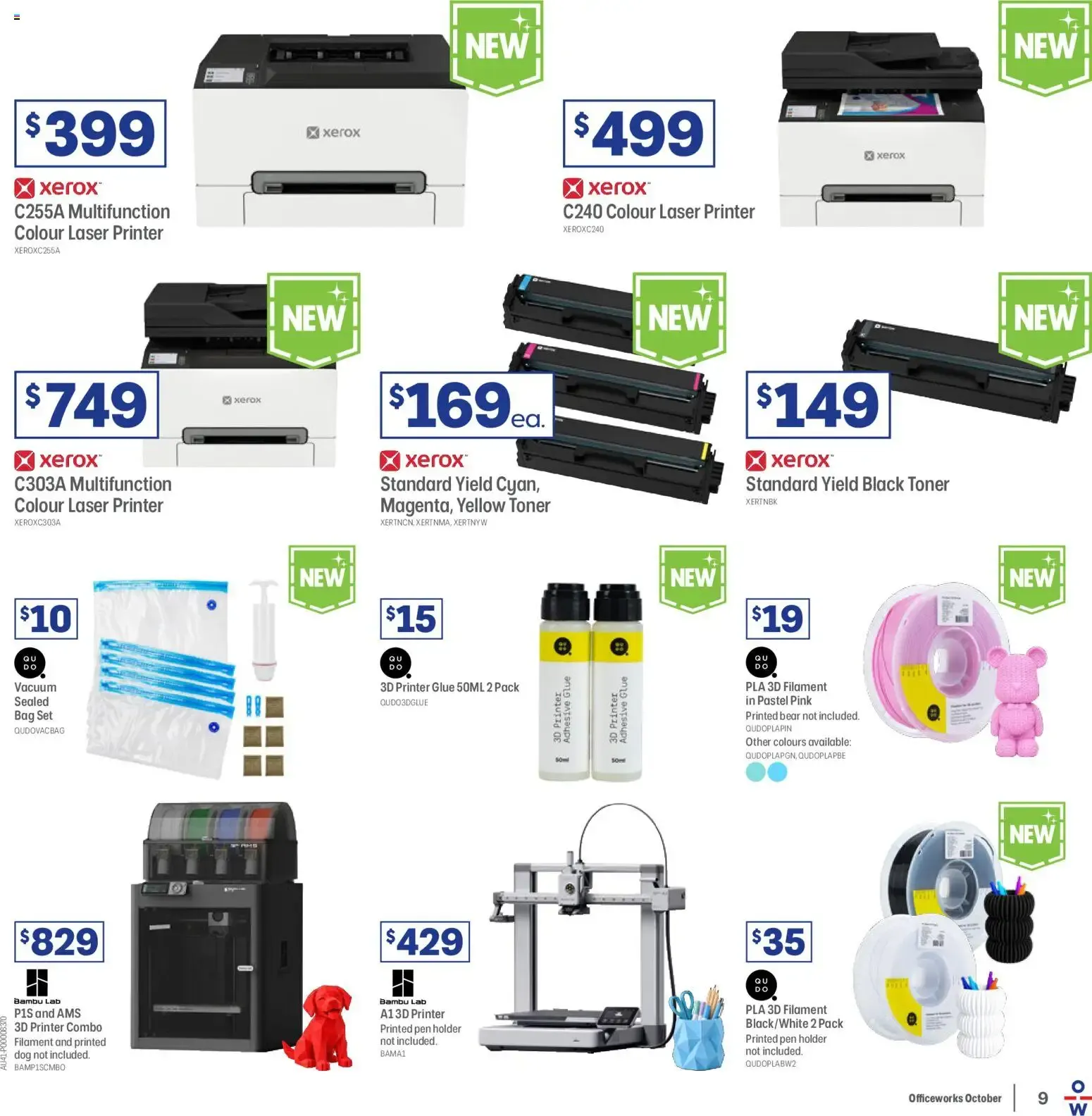 Officeworks catalogue - 01/10/2026 > weekly / monthly specials - Catalogue valid from 1 October to 14 October 2026 - page 9