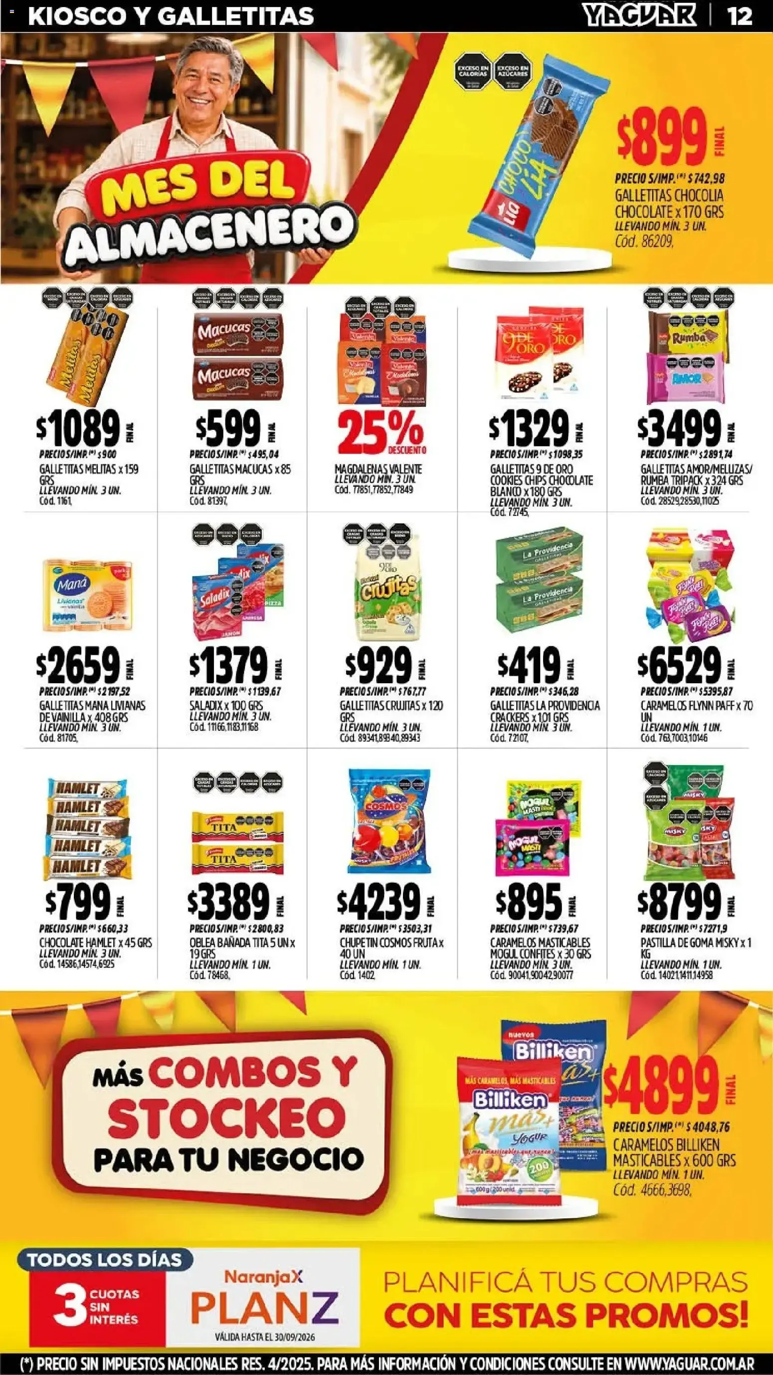 Ofertas de Yaguar - Oferta Semanal Chaco del 21/09/2026 - 26/09/2026 21 de septiembre al 26 de septiembre 2026 - Página 12 del catálogo