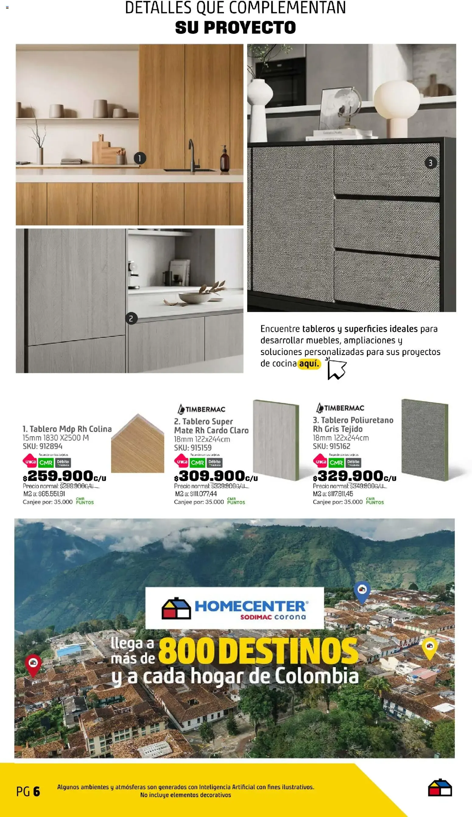 Catalogo de Homecenter catálogo La transformación es imparable desde el 08/09/2026 > Revistas Octubre 8 de septiembre al 23 de octubre 2026 - Pag 6