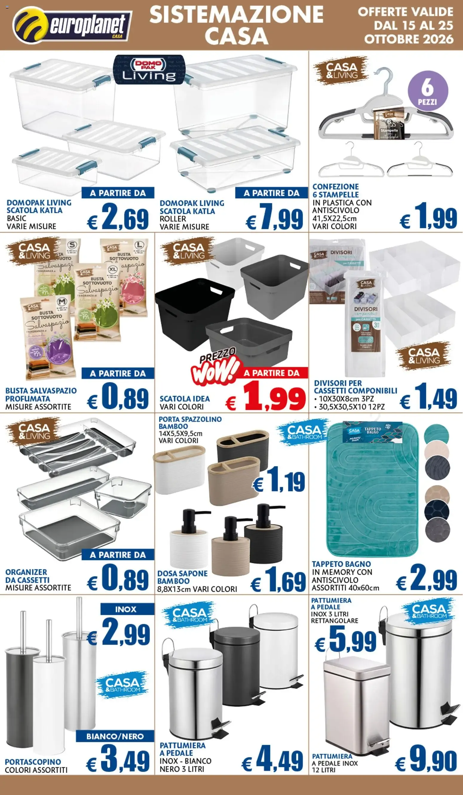 Offerte Europlanet Casa da 15 ottobre a 25 ottobre di 2026 - Pagina del volantino 10