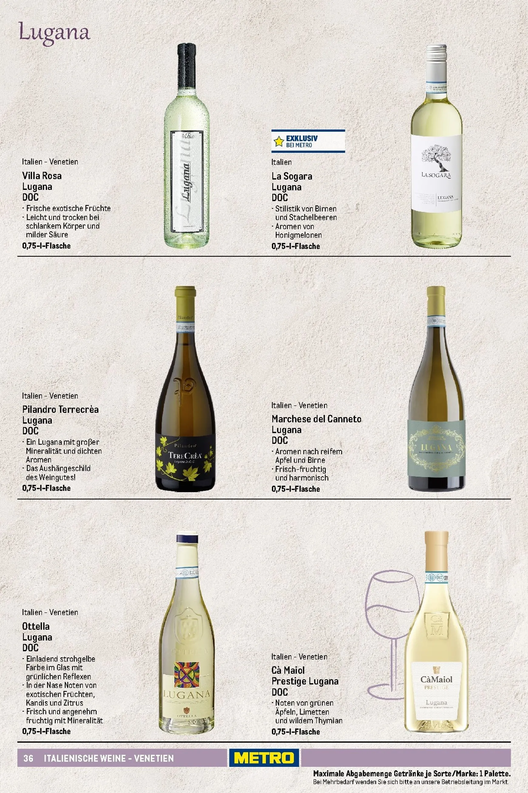 Sortimentskatalog Wein und Sekt für die perfekte Weinkarte von 1. November bis 30. September 2026 - Prospekt seite 37