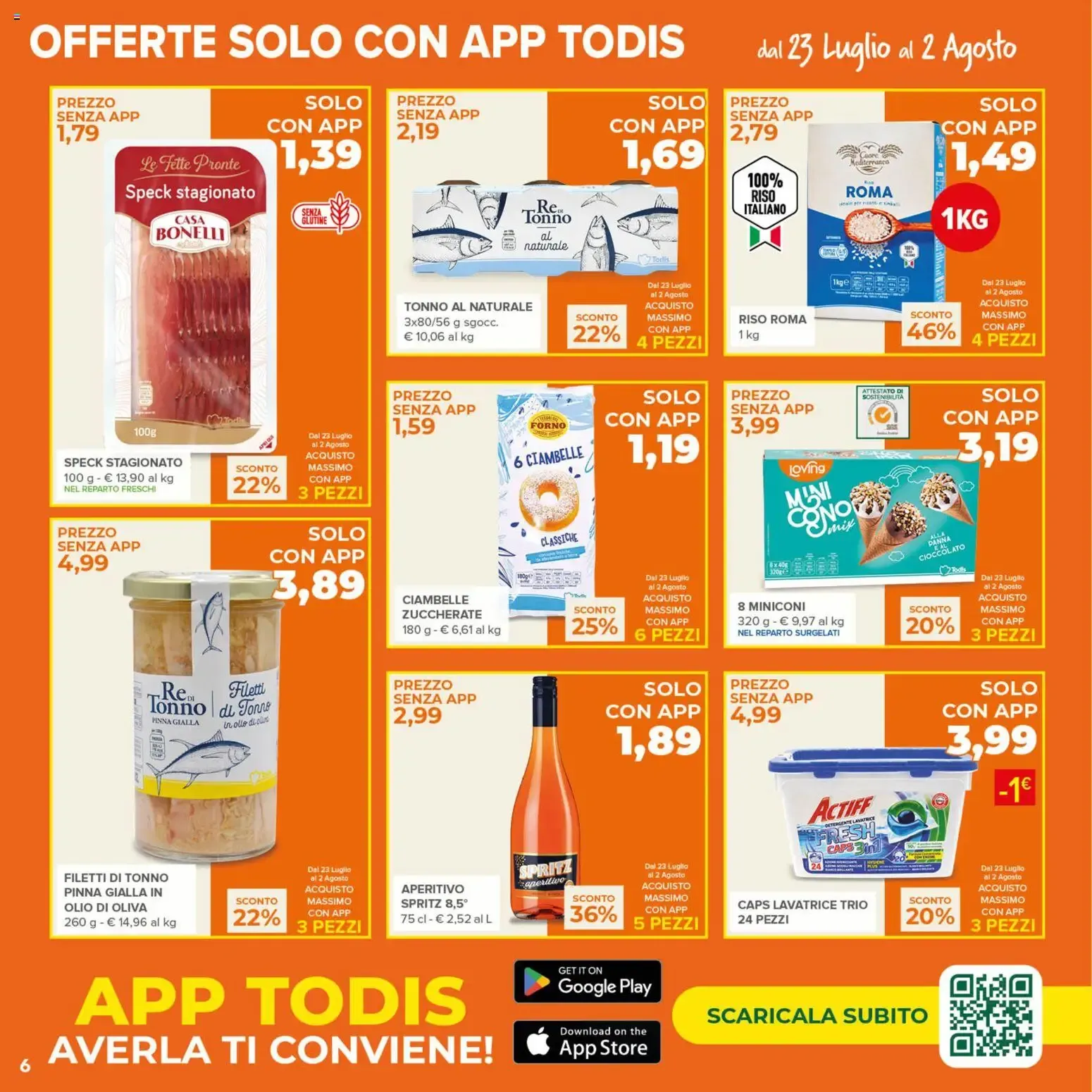 Nuovo Todis volantino dal 23/07/2026 > offerte anteprima 🛍️ da 23 luglio a 2 agosto di 2026 - Pagina del volantino 6