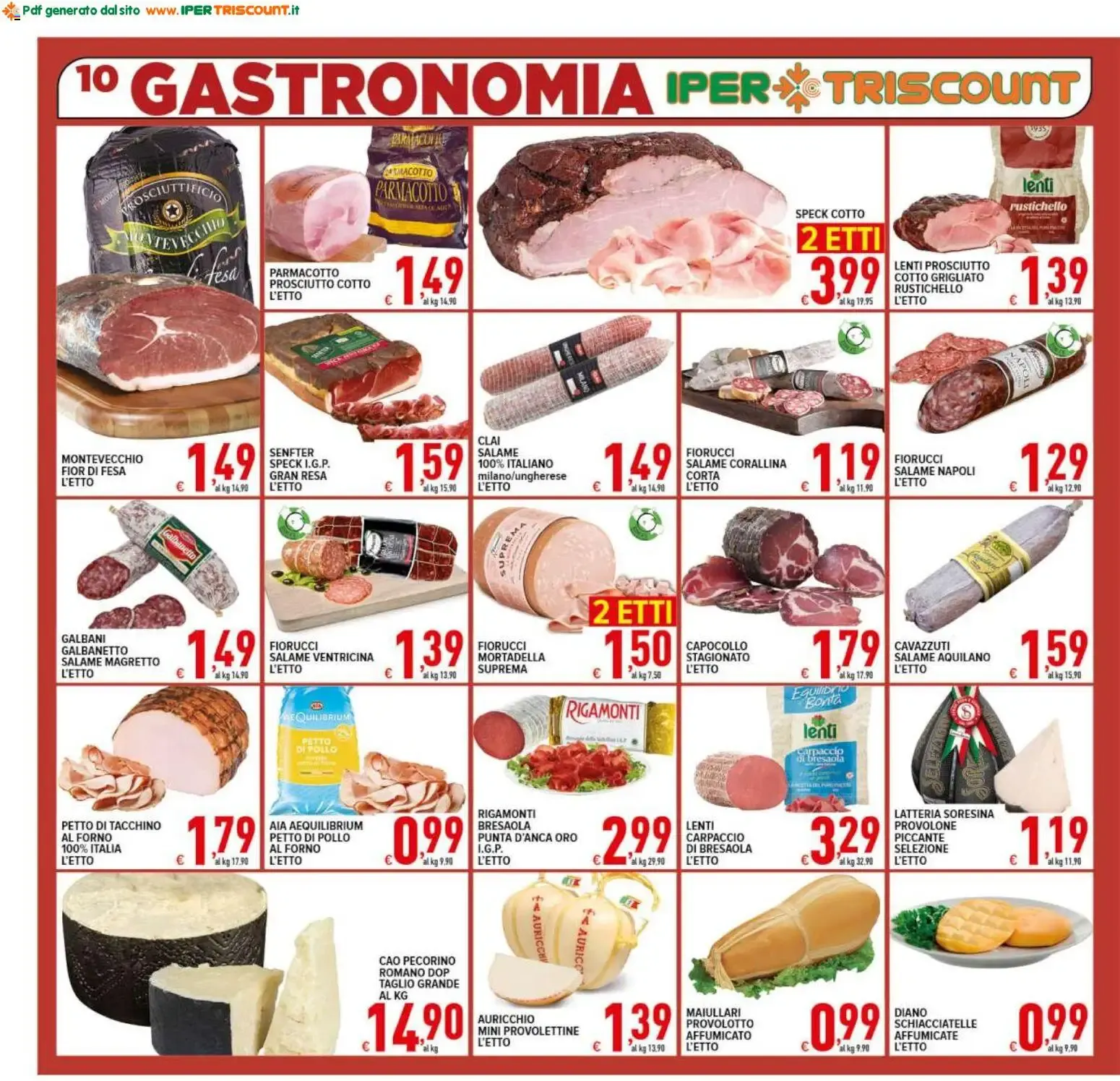 Iper Triscount Supermercati - Anniversario! Offerte valide dall'1 al 9 luglio 2026 da 1 luglio a 9 luglio di 2026 - Pagina del volantino 10