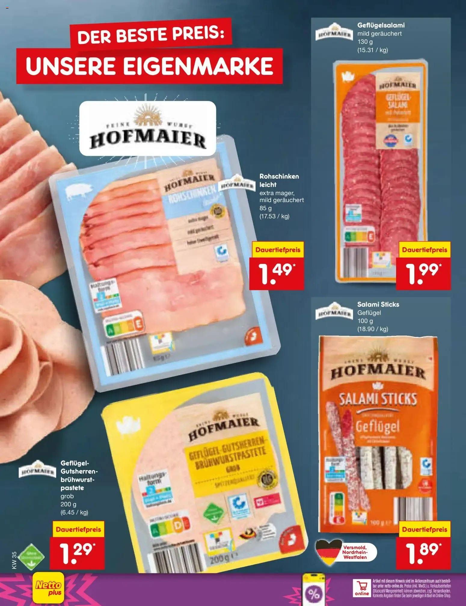 Netto Marken-Discount Prospekt (ab 24.08.2026) » Angebote von 24. August bis 29. August 2026 - Prospekt seite 20