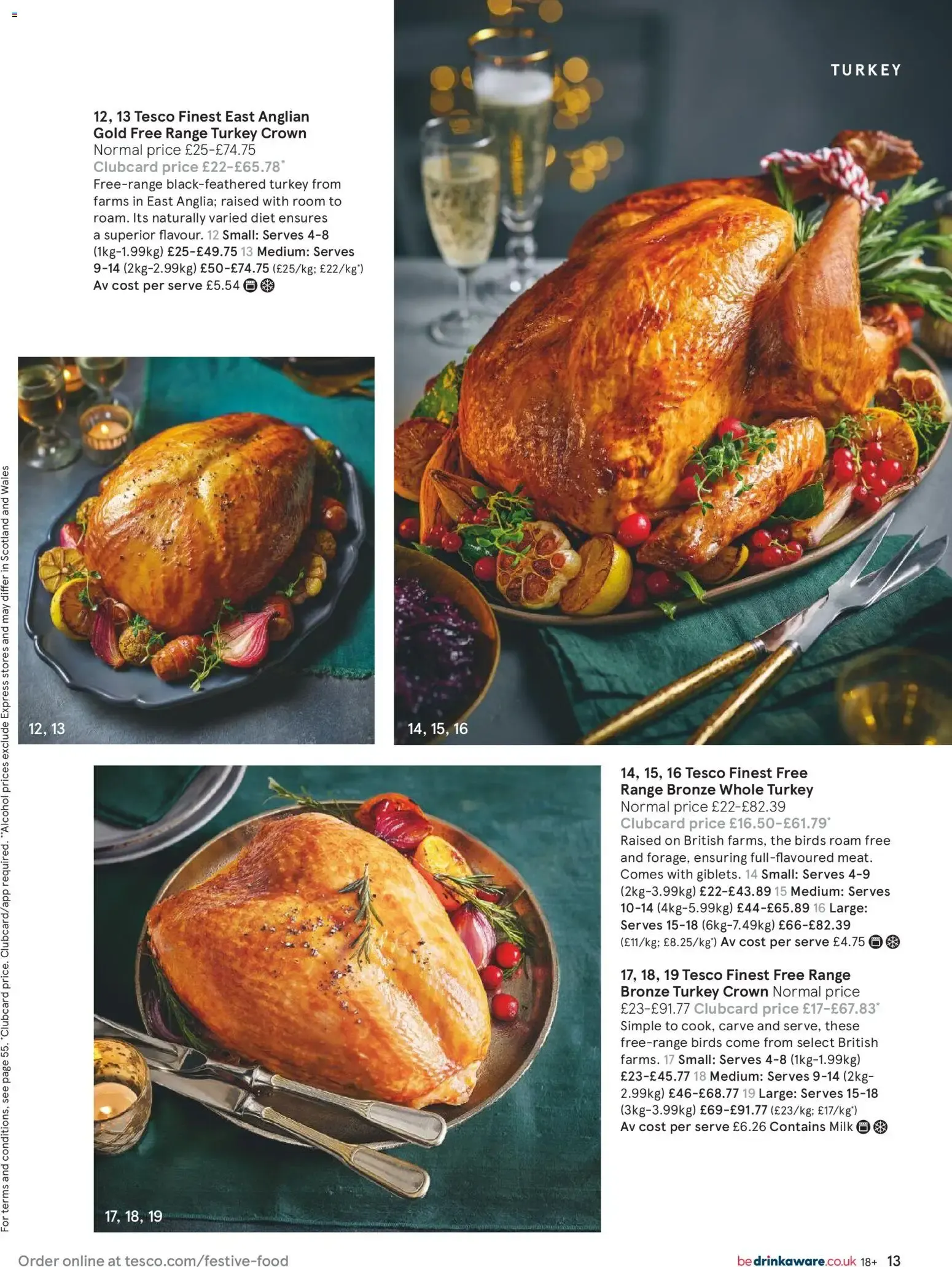 TESCO finest FESTIVE FOOD TO ORDER from 1 October to 31 October 2026 - Catalogue Page 13