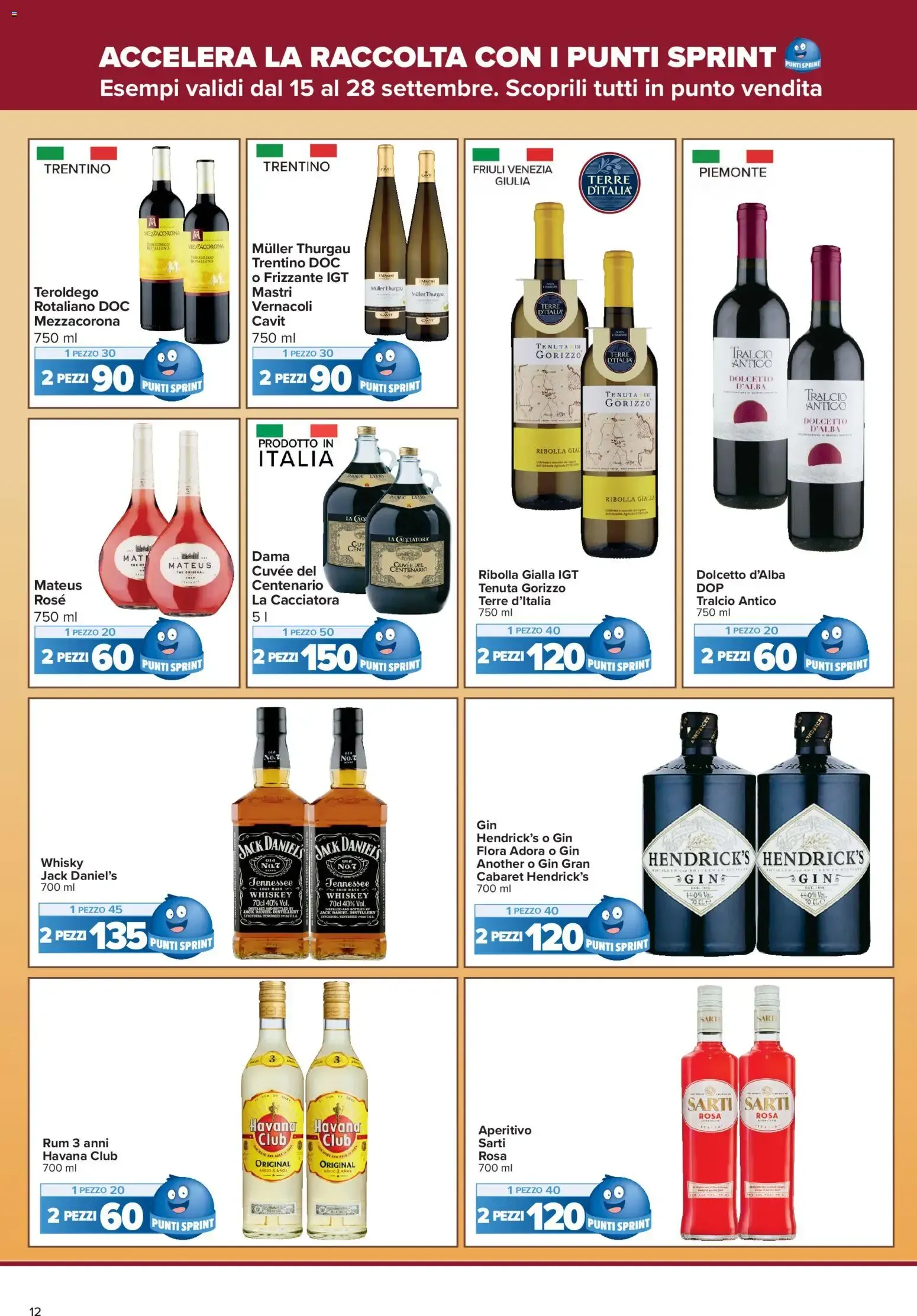 Nuovo Carrefour volantino Iper - Punti Sprint Payback dal 15/09/2026 > offerte anteprima 🛍️ da 15 settembre a 28 settembre di 2026 - Pagina del volantino 12
