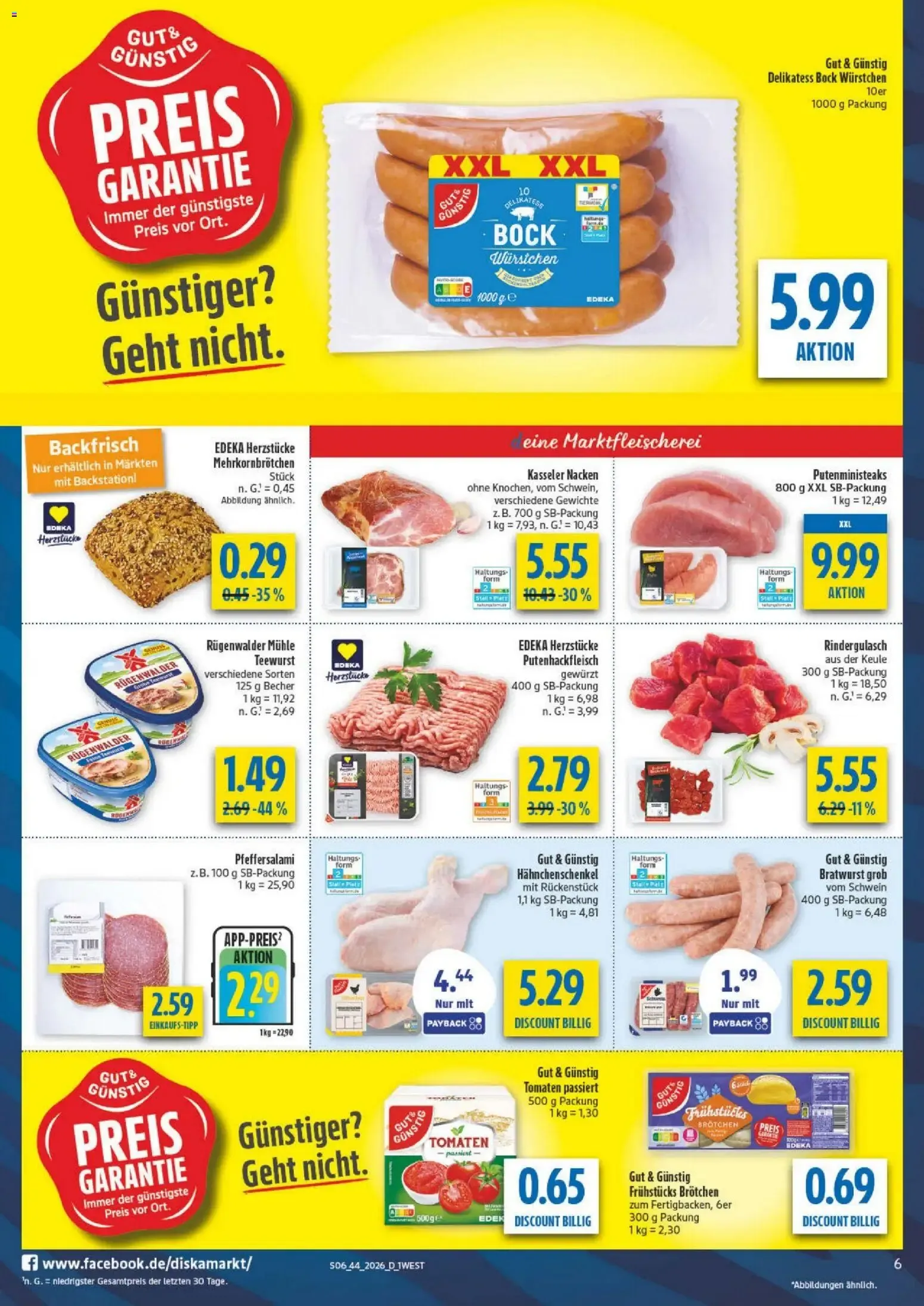 Diska Bayern (ab 26.10.2026) zum Blättern von 26. Oktober bis 31. Oktober 2026 - Prospekt seite 6
