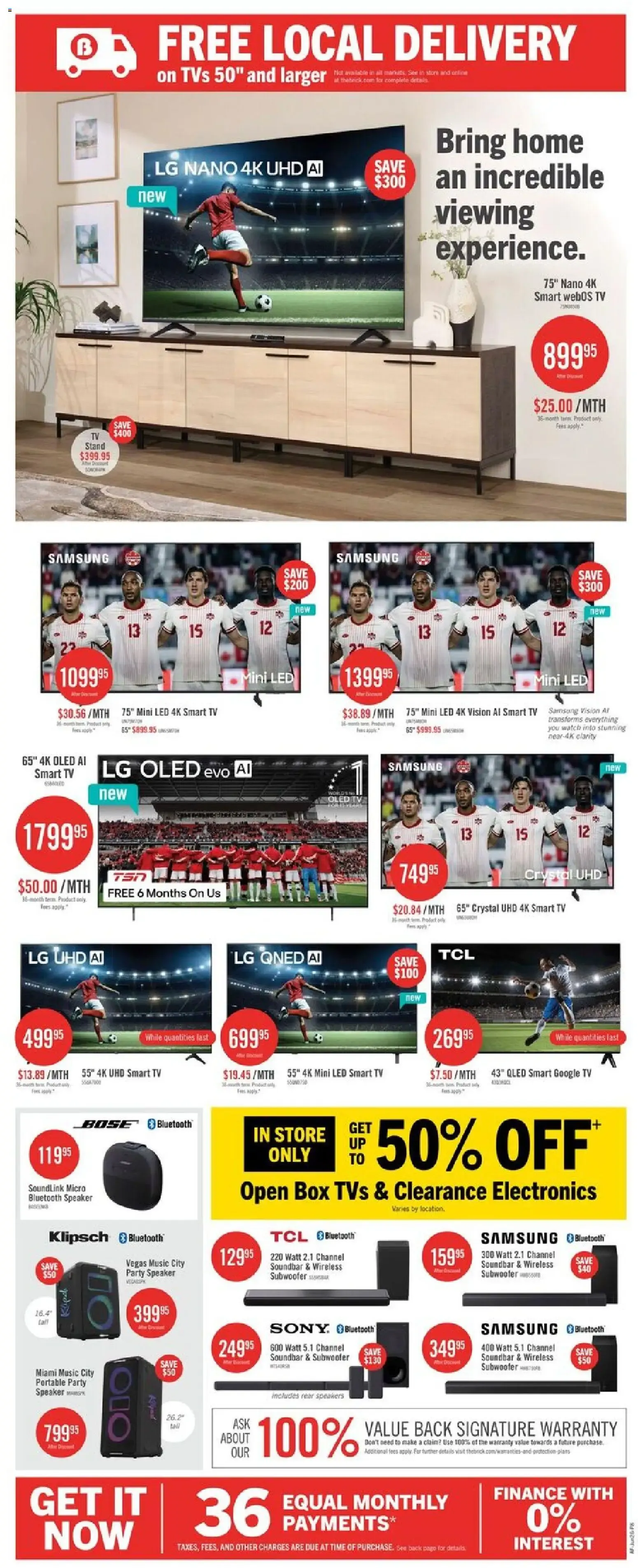 The Brick weekly flyer / circulaire from Jun 22, 2026 > weekly specials & deals from June 27 to June 28 2026 - flyer page 19