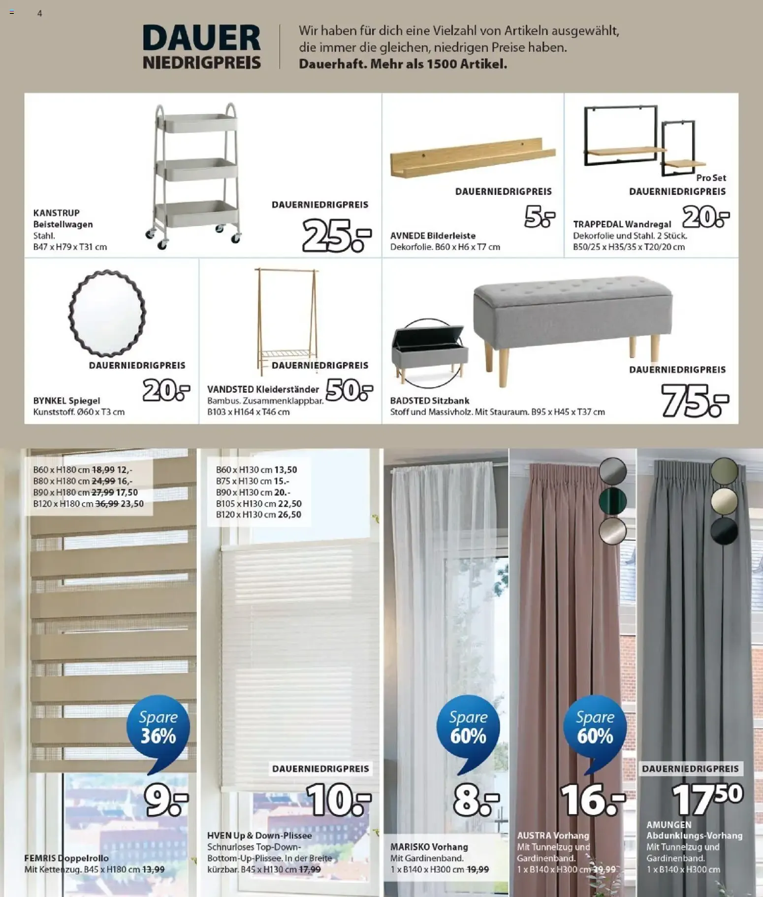 JYSK: Días de Muebles y Hogar - Ahorra hasta un 60% von 16. August bis 17. September 2026 - Prospekt seite 4