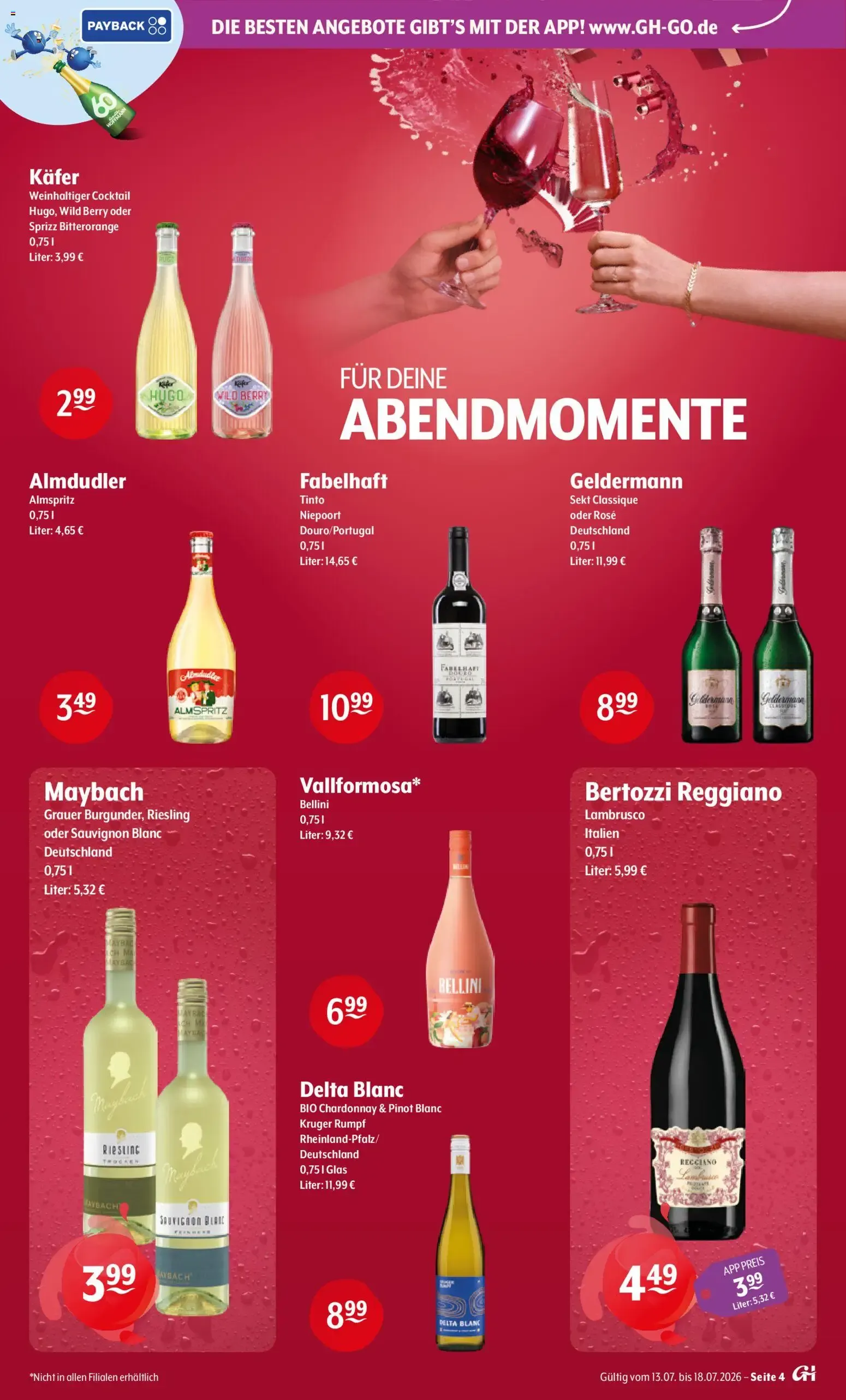 Getränke Hoffmann von 13. Juli bis 18. Juli 2026 - Prospekt seite 4