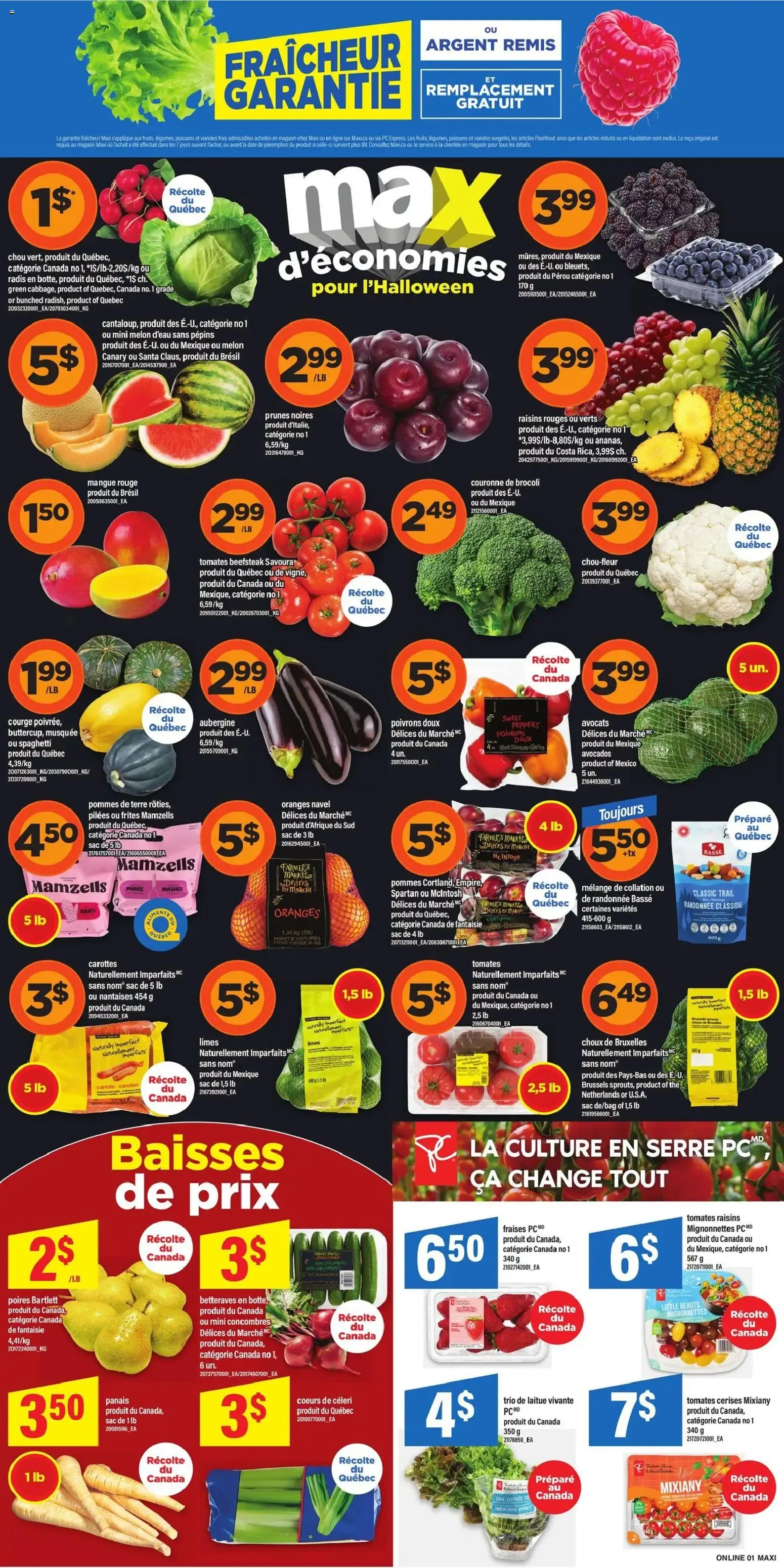 Maxi weekly flyer / circulaire from Oct 29, 2026 > weekly specials & deals from October 29 to November 4 2026 - flyer page 4