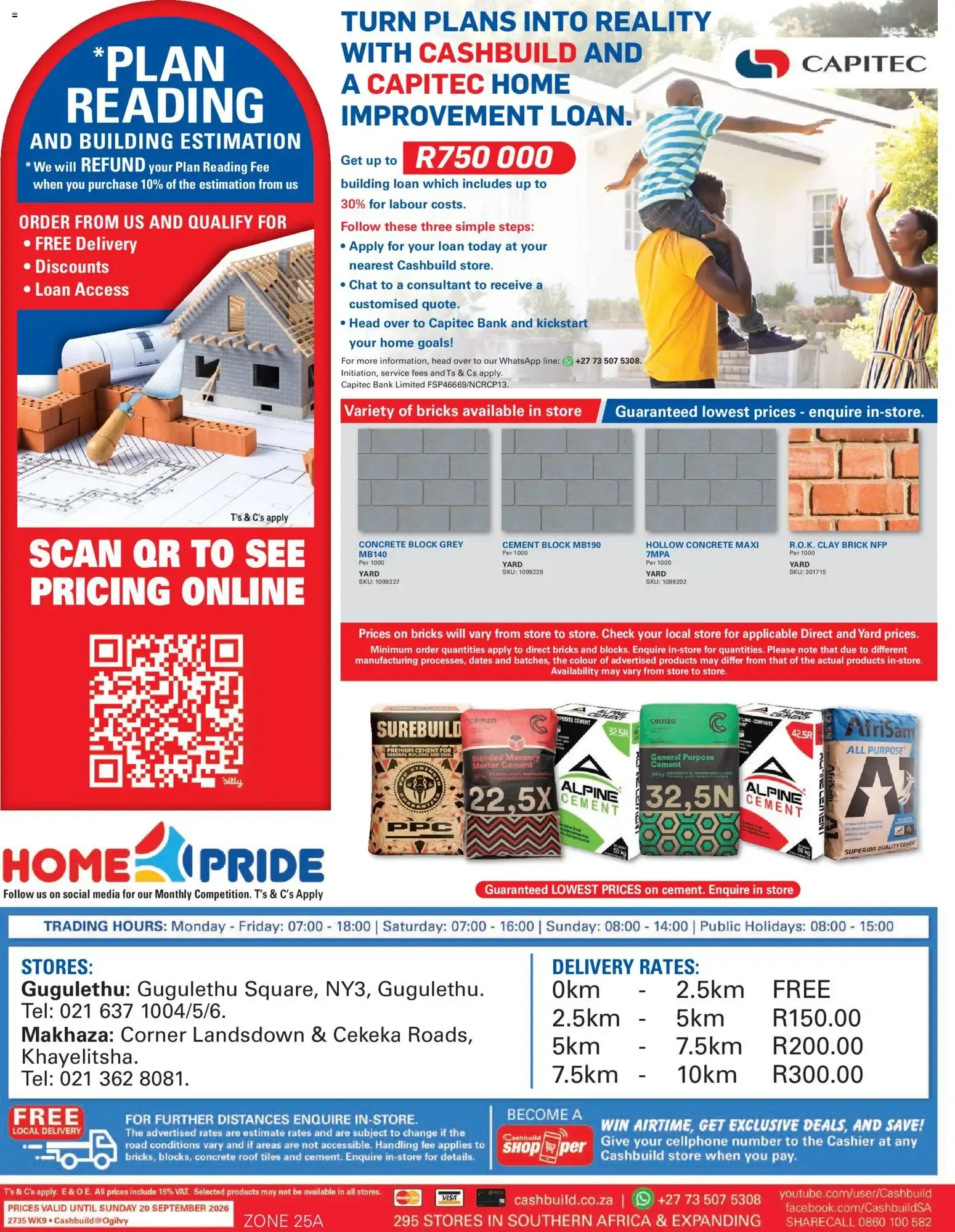 Cashbuild - Harvest Water for Tomorrow - Water Tanks & Gardening Tools from 24 August to 20 September 2026 - Catalogue Page 4