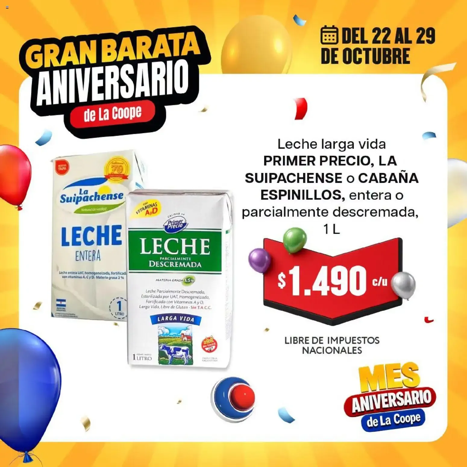 Ofertas de Gran Barata Aniversario de La Coope 22 de octubre al 29 de octubre 2026 - Página 3 del catálogo