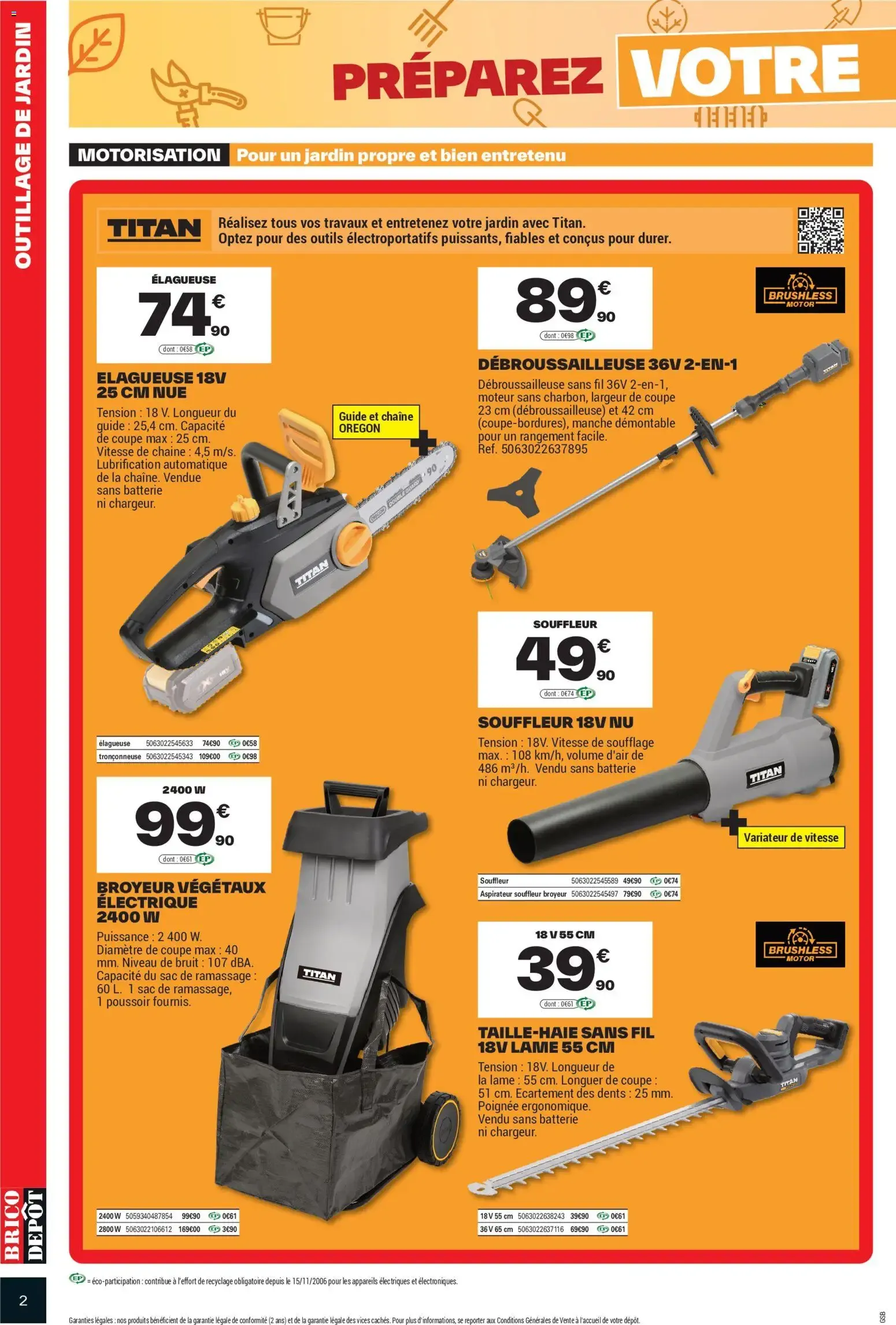 Brico Dépôt catalogue à partir du 25/09/2026 - promo en ligne du 25 septembre au 8 octobre 2026 - Catalogue page 2