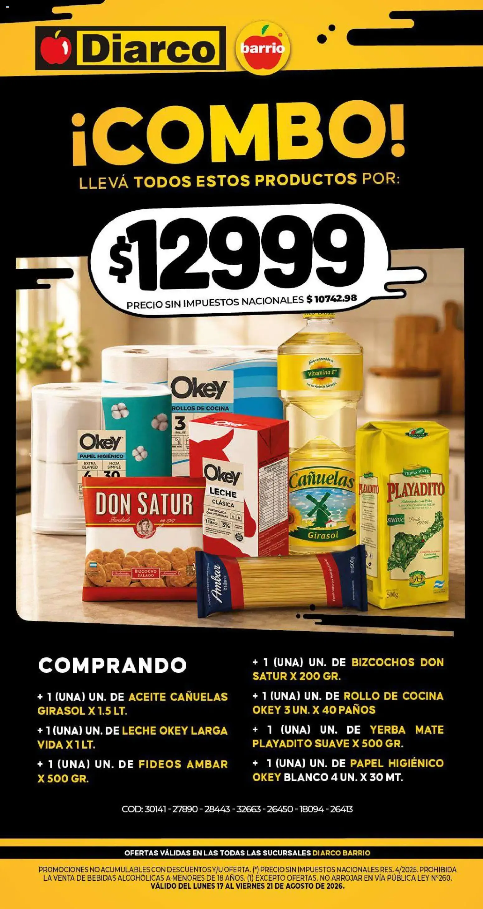 Ofertas de Diarco - Especial Locura De Precios del 17/08/2026 - 21/08/2026 17 de agosto al 21 de agosto 2026 - Página 2 del catálogo