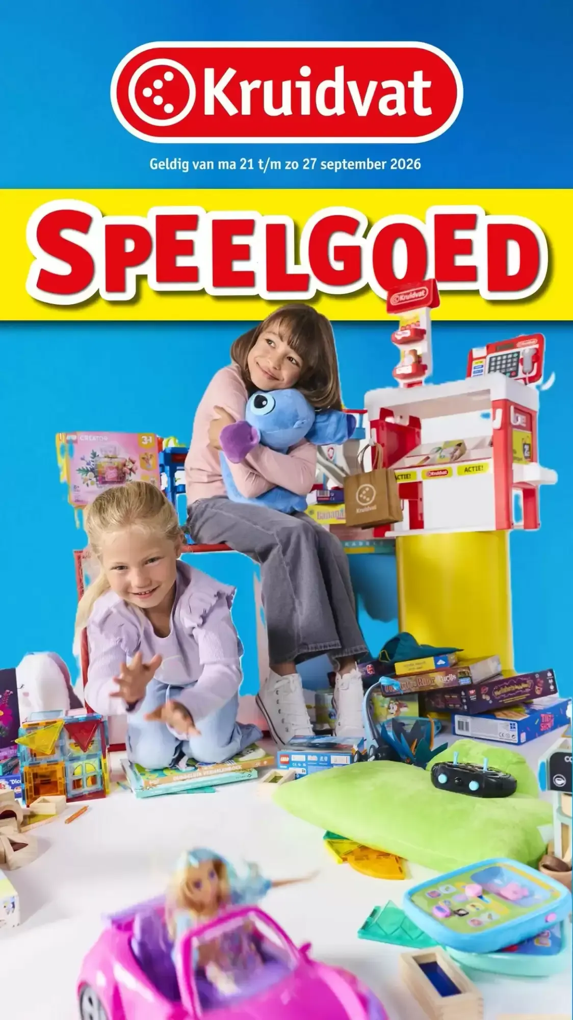 Kruidvat SPEELGOED van 21 september tot 27 september 2026 - folder pagina 1