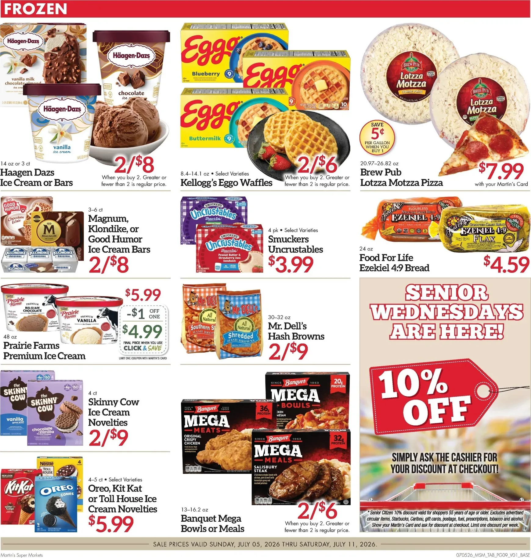 Weekly ad Current Martin's Super Markets leaflet valid from Sunday 07/05/2026 to Saturday 07/11/2026 from July 5 to July 11 2026 - Page 9