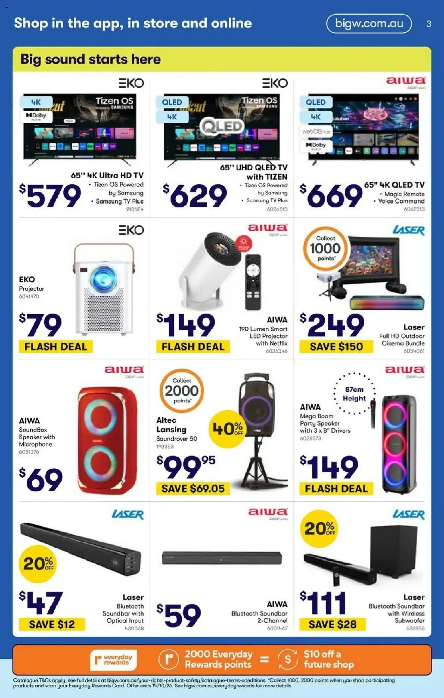 BIGW tech week - Catalogue valid from 1 October to 14 October 2026 - page 3