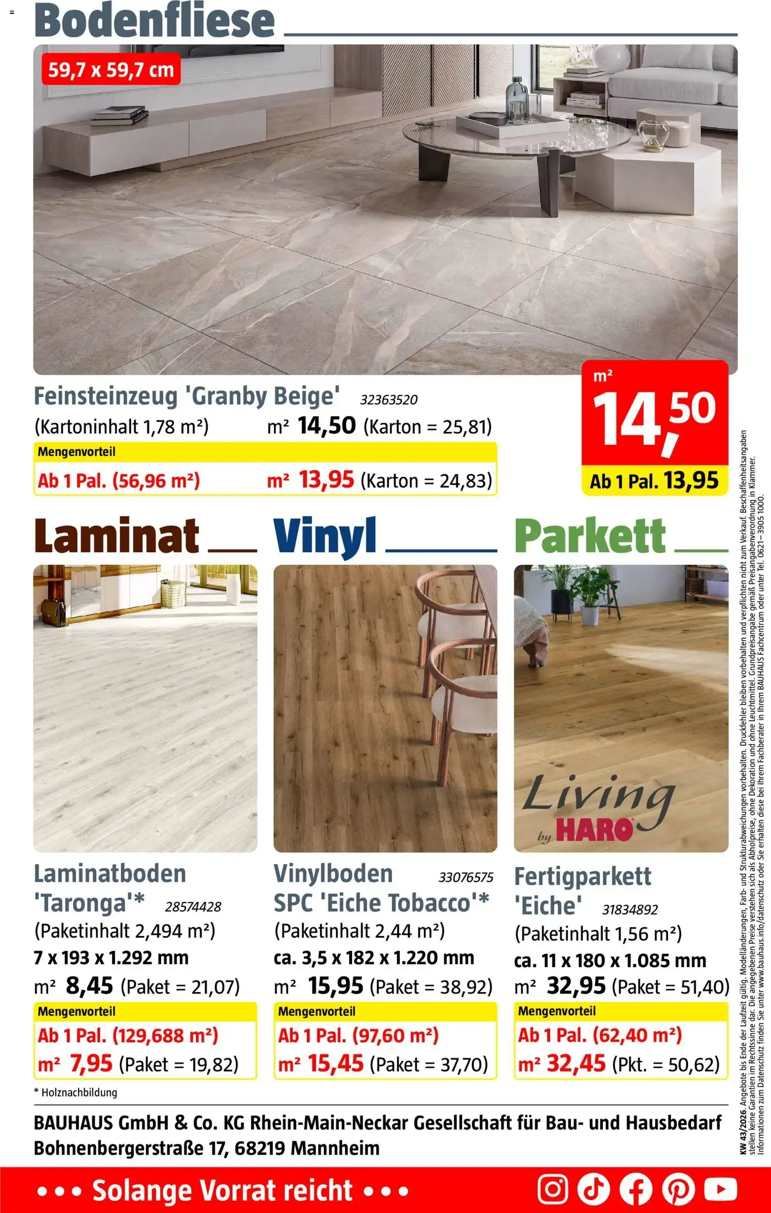 Bauhaus Prospekt (ab 17.10.2026) zum Blättern von 17. Oktober bis 31. Oktober 2026 - Prospekt seite 13